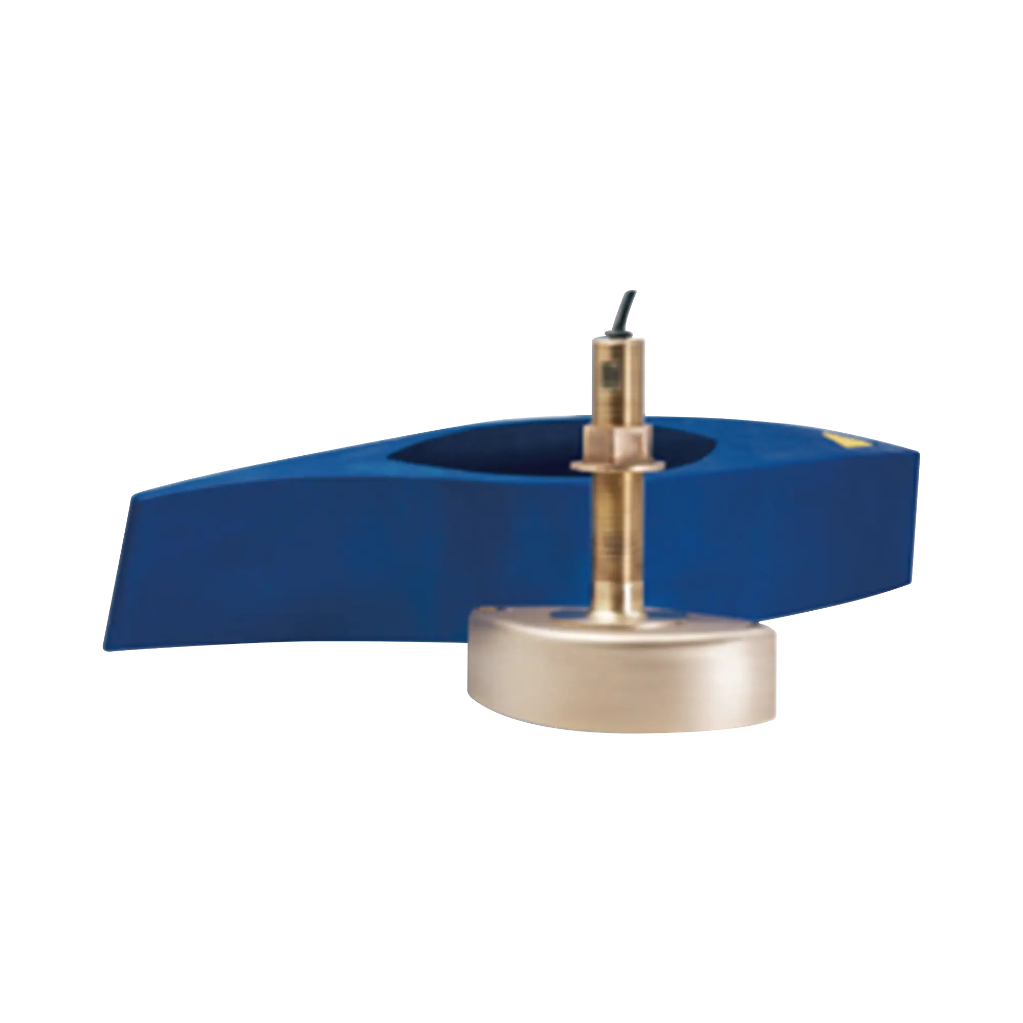 Sensor de Profundidad y Temperatura B258 / 1 kW RMS / Frecuencias Duales 50-200 kHz / Rango de Profundidad 500 m / Bronce / Instalación Thru-Hull / Compatible con Ecosonda BSM-1
