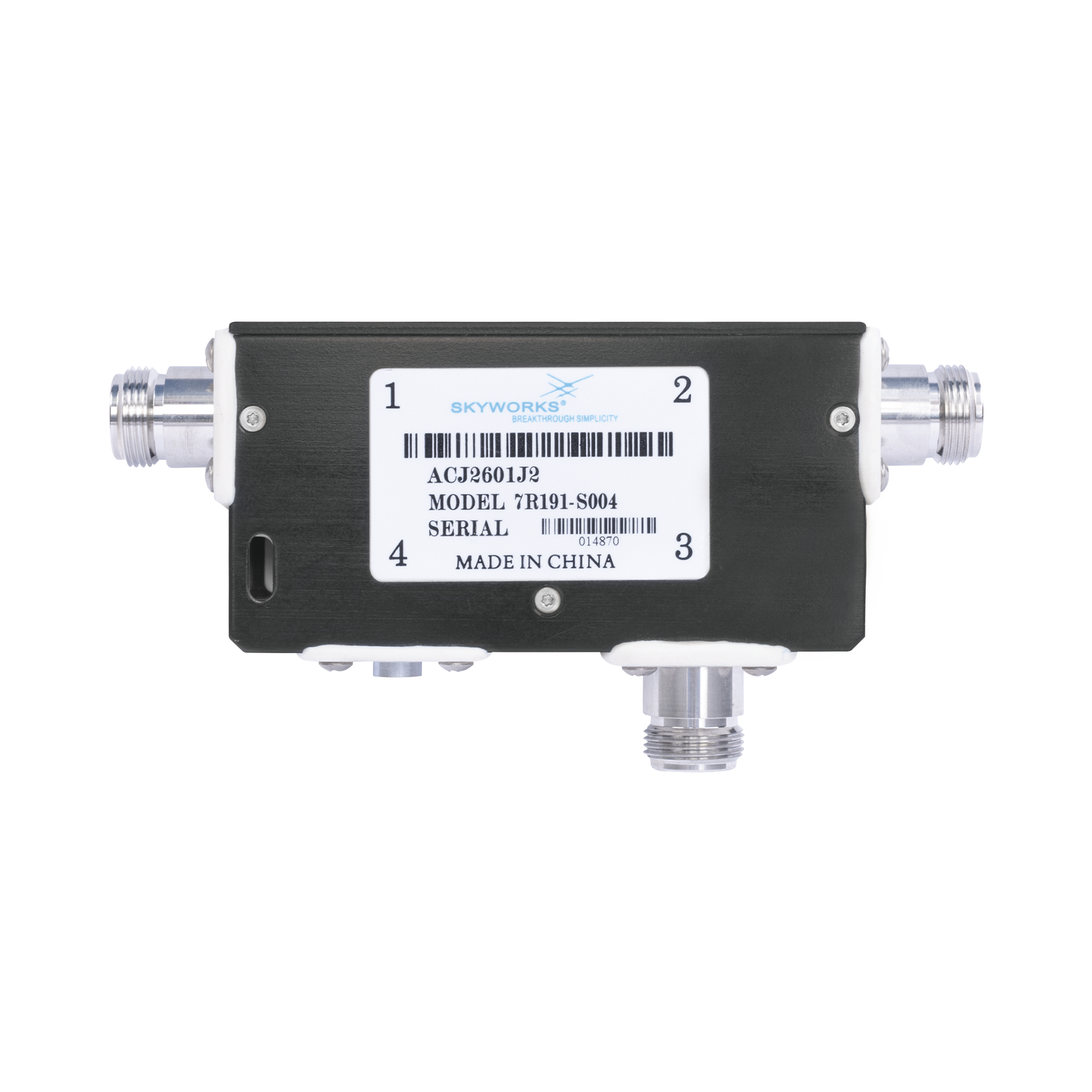 Circulador para 440-450 MHz, 100 Watt, Conectores N Hembra.