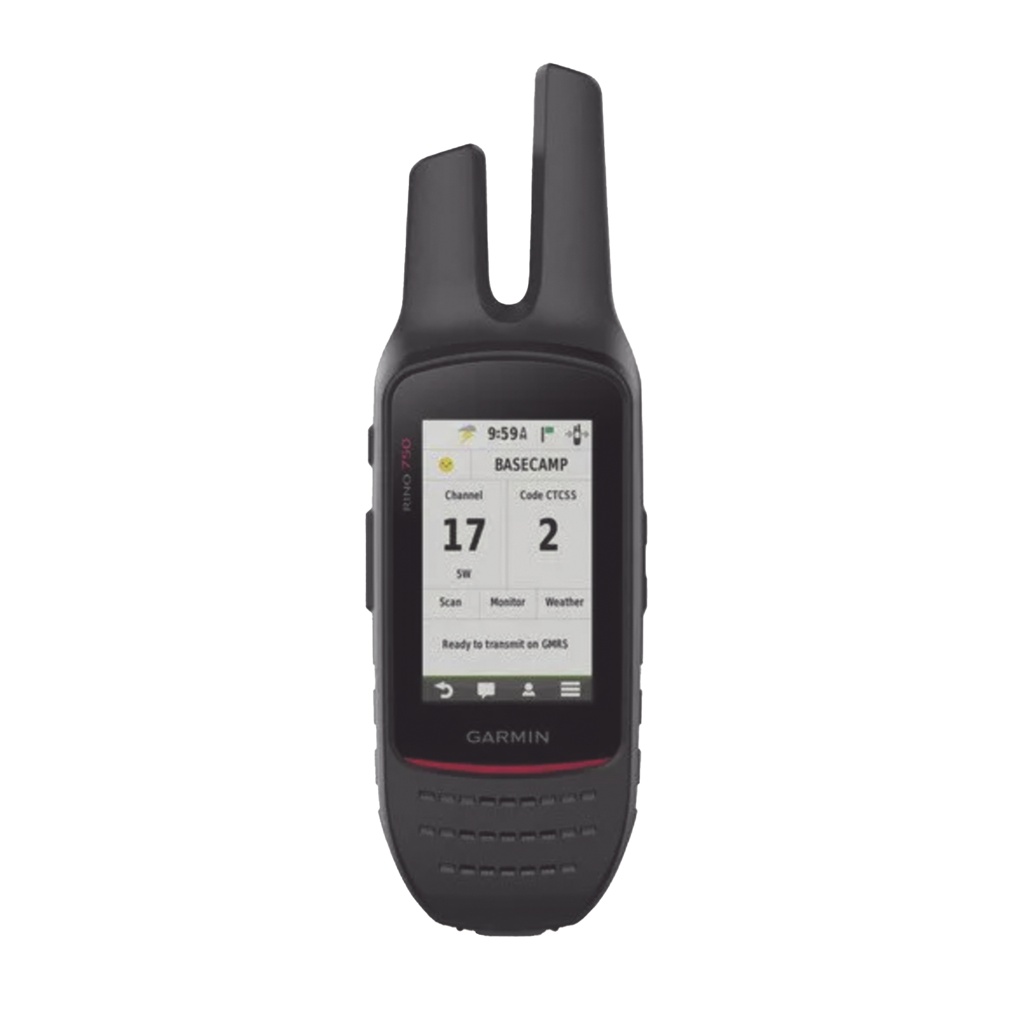 Radio portátil de dos vía con navegador GPS RINO 750