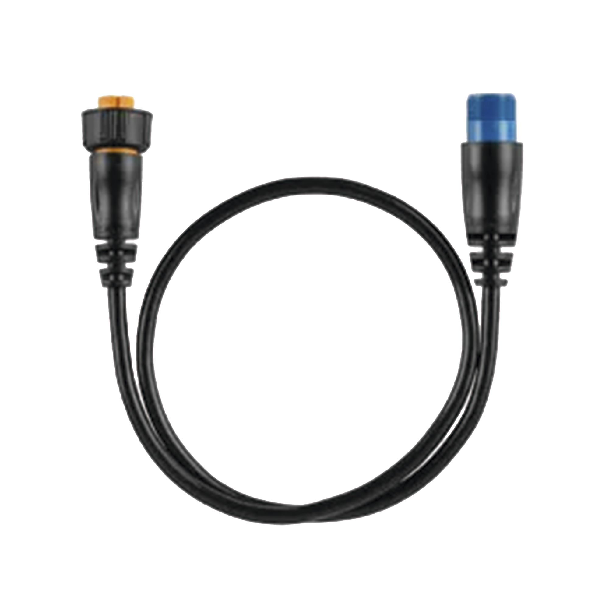 Cable adaptador para conectar un transductor de 8 pines con XID a un puerto de sonda de 12 pines a un dispositivo náutico compatible.