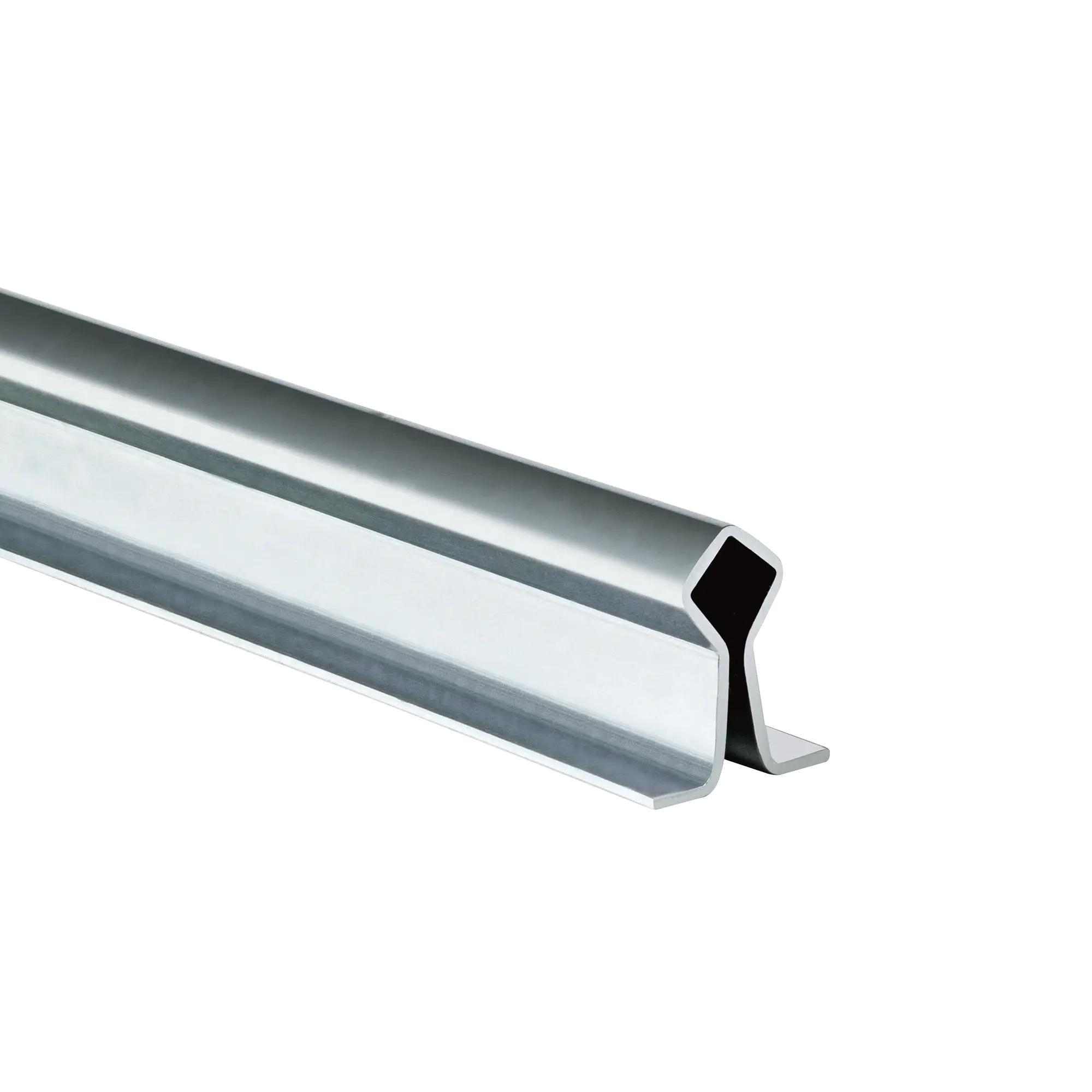 Guía de Piso Para Ruedas Tipo V de 6m / Para Empotrar / Fabricada en Acero Galvanizado