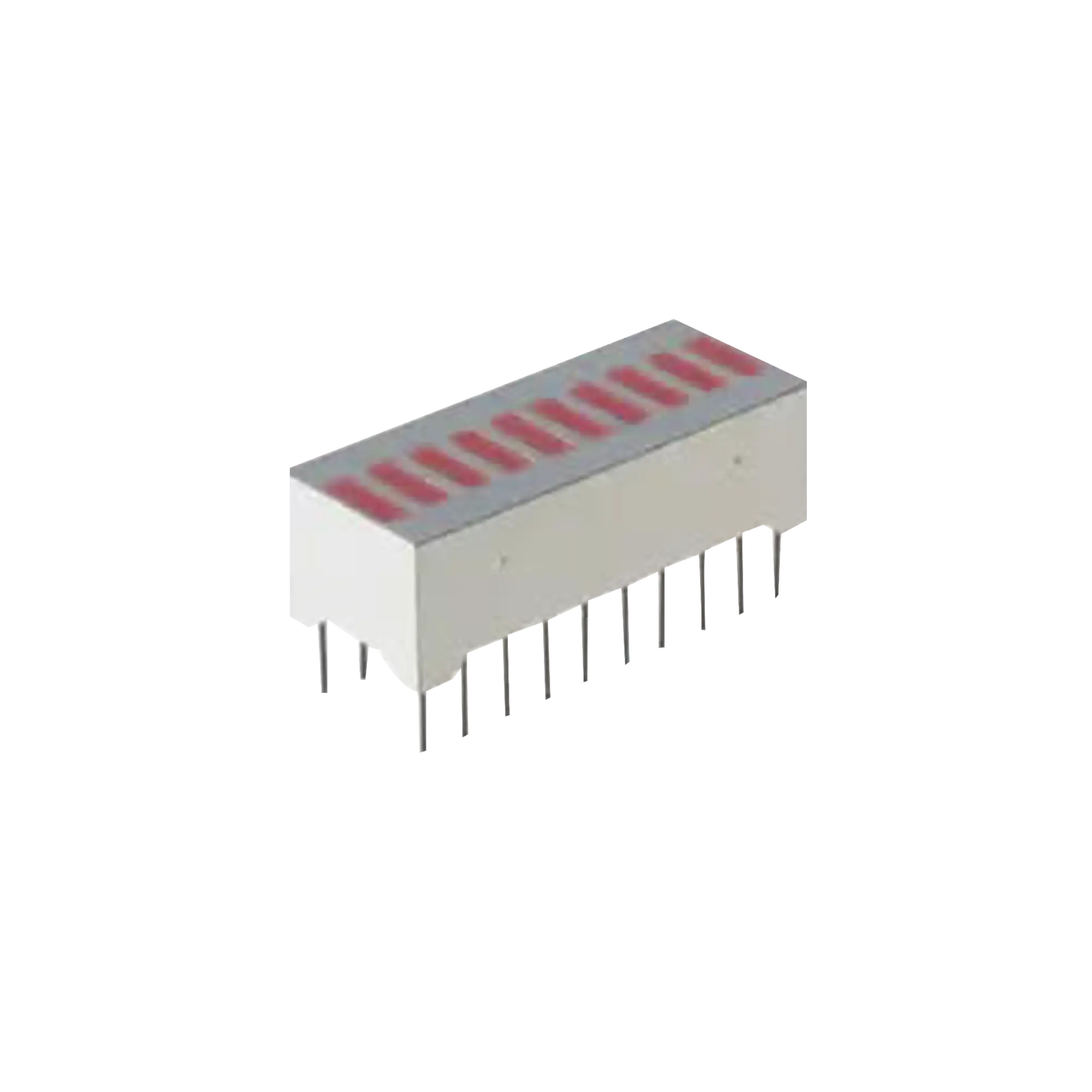 Barra Gráfica de 10 segmentos LED Rojos tipo LTA-1000