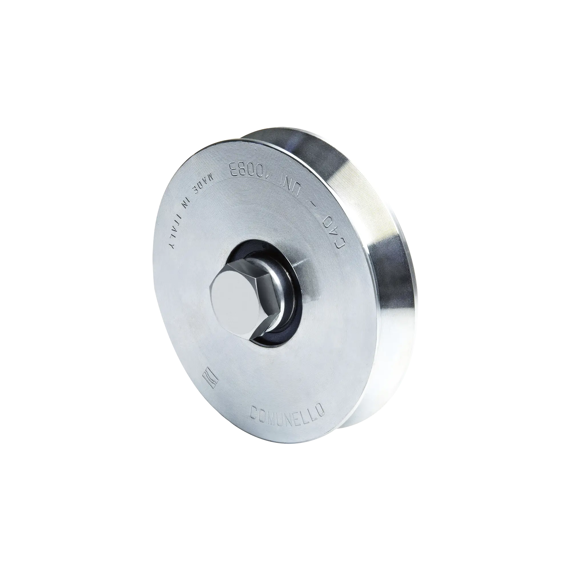 Rueda de 10 cm Para Puertas Corredizas de Hasta 220 Kg / Canal Tipo «V»