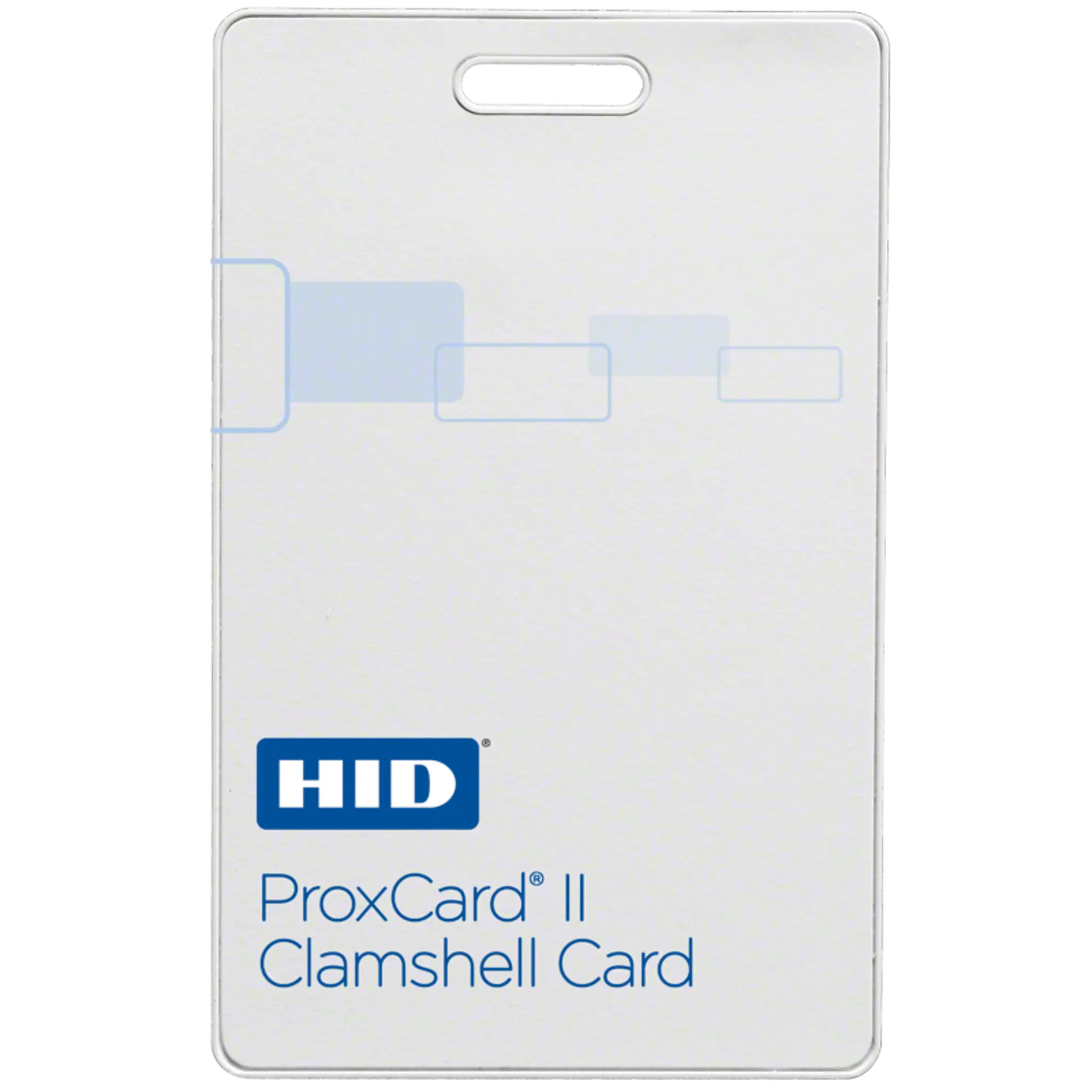 Tarjeta de Proximidad Acabado Matte ProxCard II HID Clamshell (Gruesa) / GarantÃa de por Vida/ (1326) / Diseño personalizado