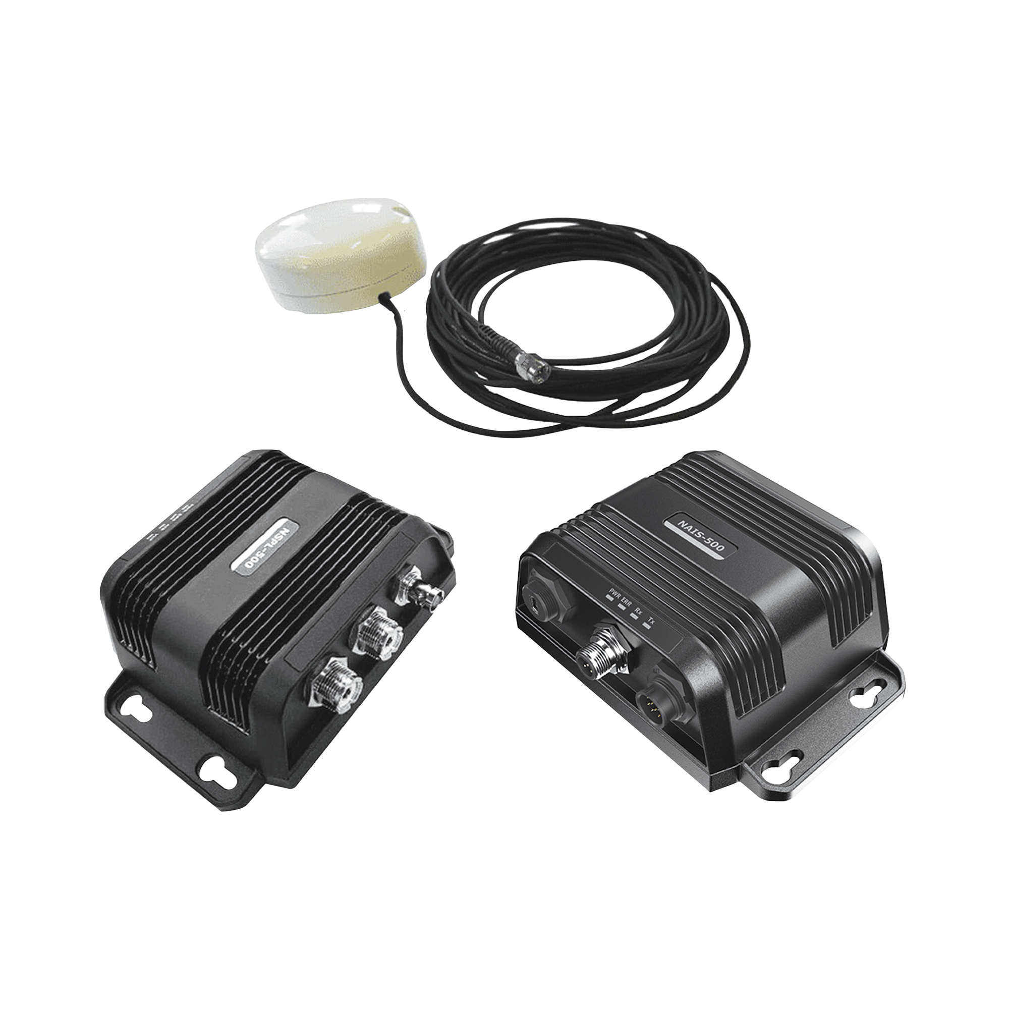 Transpondedor AIS Clase B NAIS 500 / Reducción de Riesgo de Colisión / Compacto y Ligero / Resistente al Agua / Bajo Consumo de EnergÃa / Compatible con B&G, Simrad y Lowrance MFD / Incluye NSPL500 y GPS-500