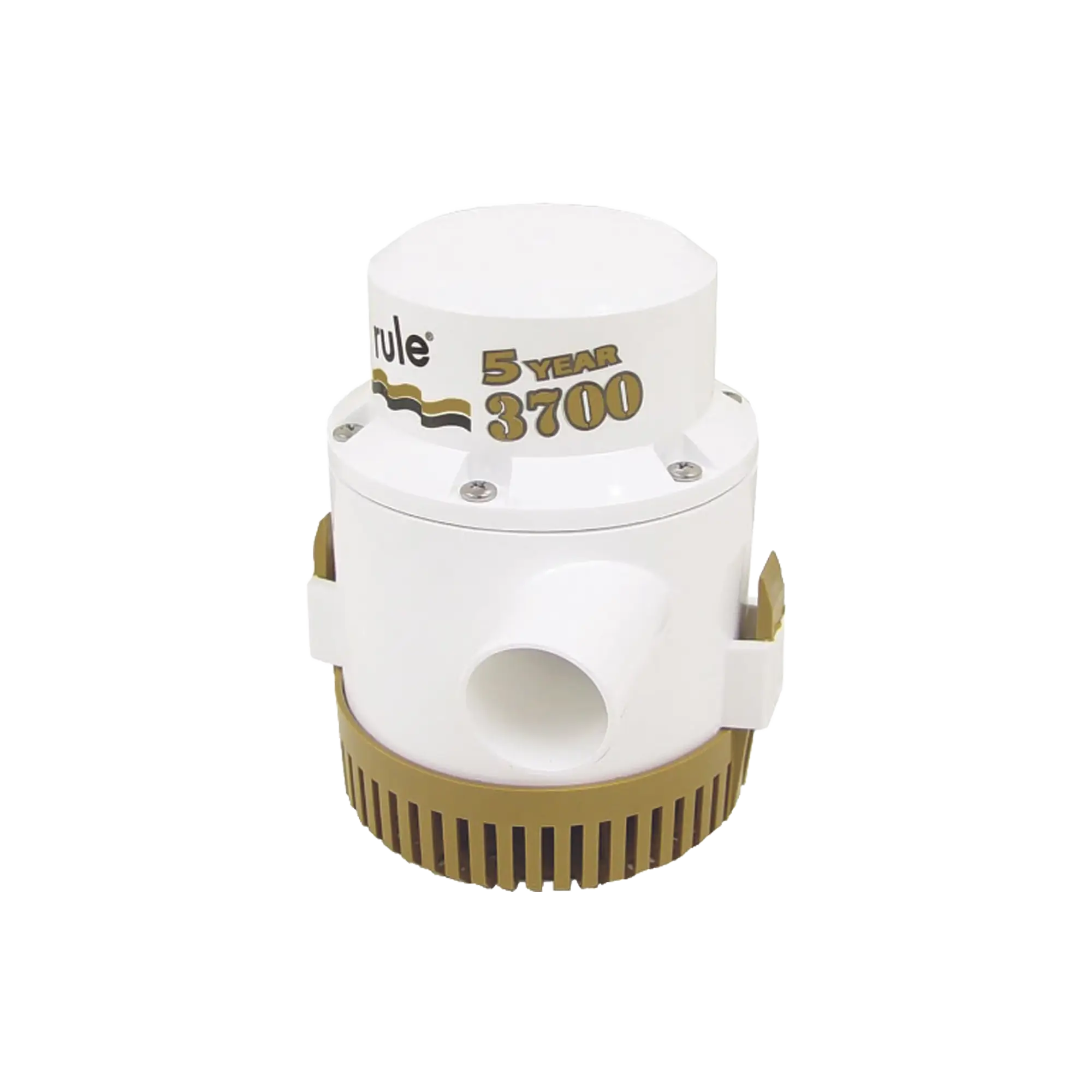 Bomba sumergible de achique serie gold de 3700 galones por hora a 12 Volts de corriente directa.