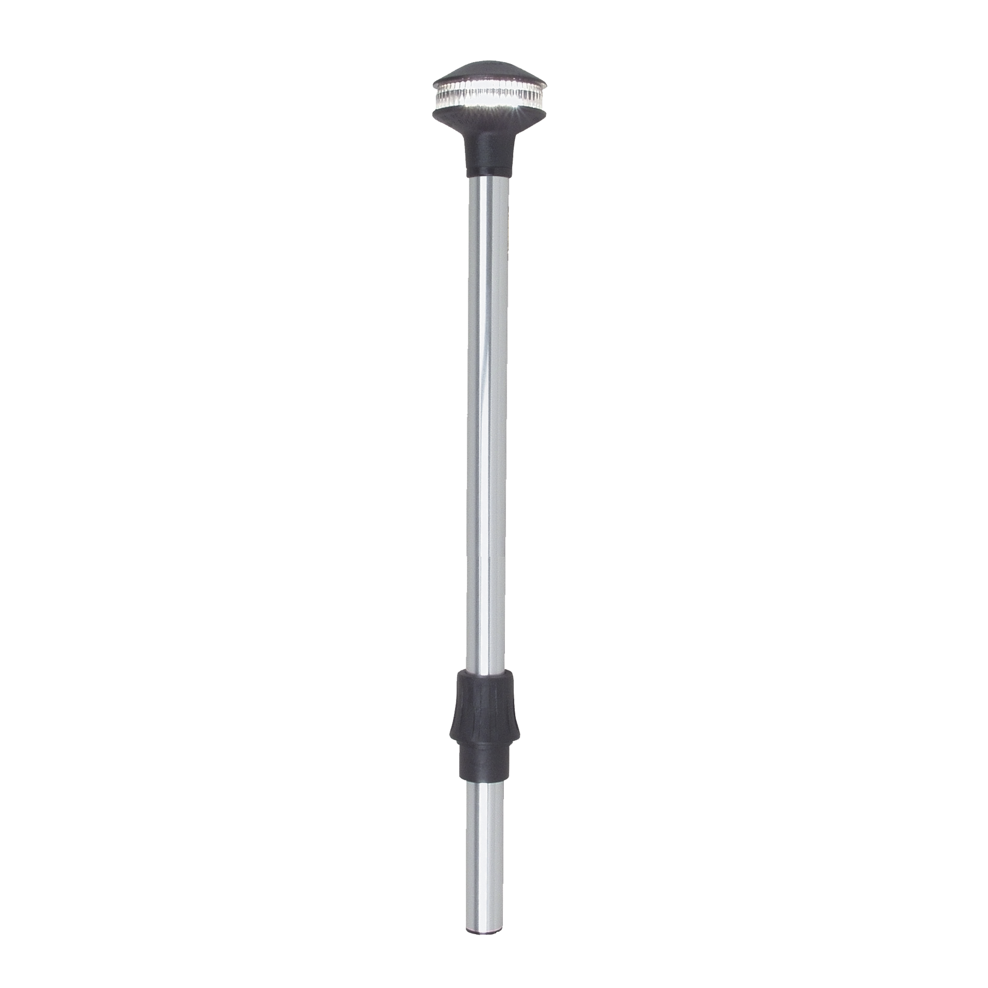 Luz de Navegación, 2 Millas USCG Certificada, 12 Volt, 9 Watts, Polo Stow-A-Way Plug-In, Lente Fluted Clear, Contactos Bañados en Oro, Collar de Bloqueo