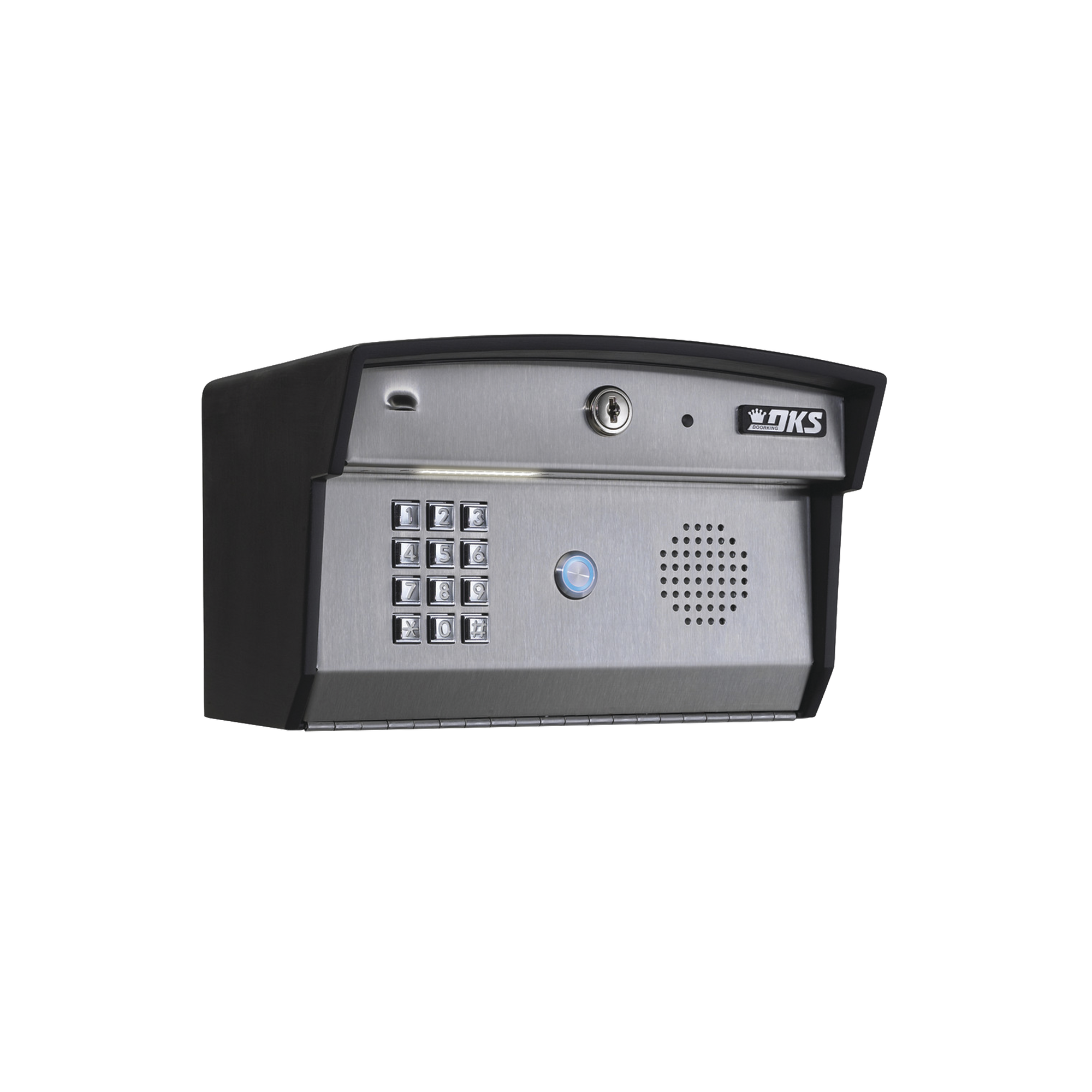 Control de acceso con audioportero integrado en gabinete para sobreponer