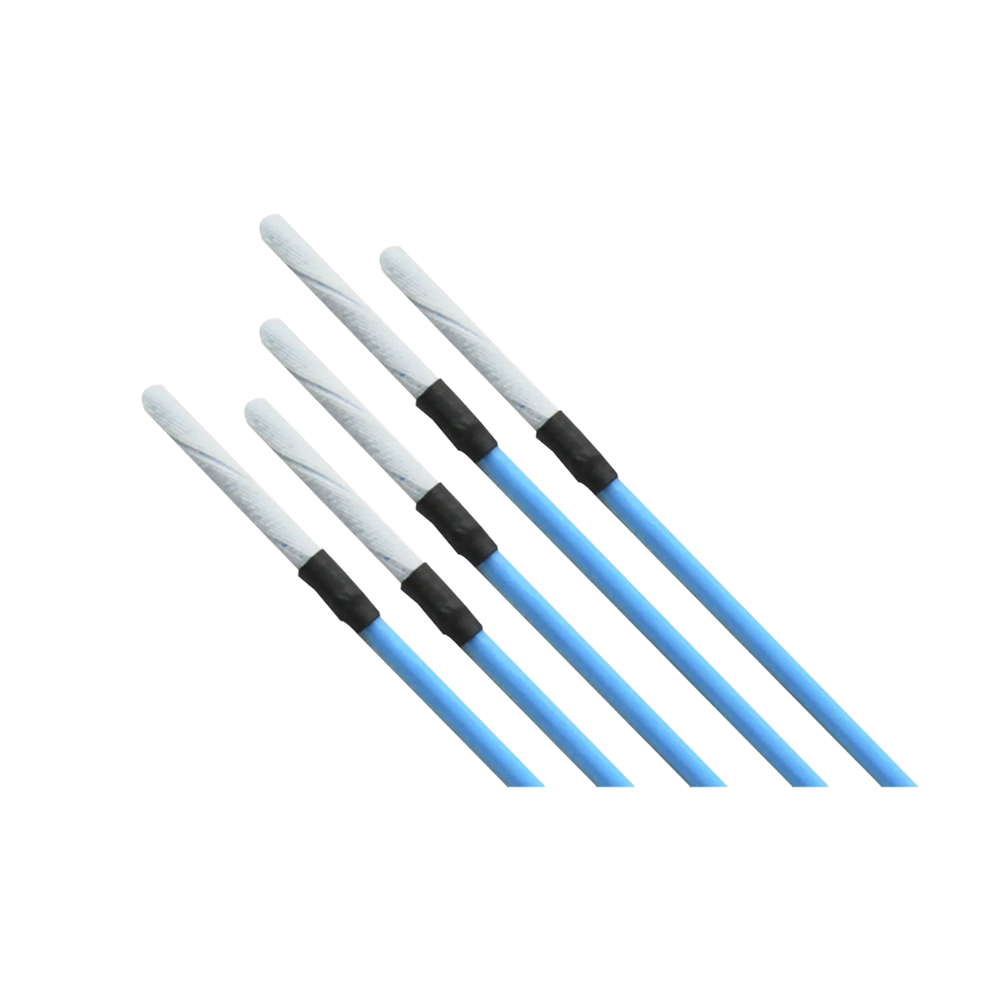 Hisopos para limpieza de puertos de fibra óptica 2.5 mm para adaptadores SC, ST y FC, 100 piezas