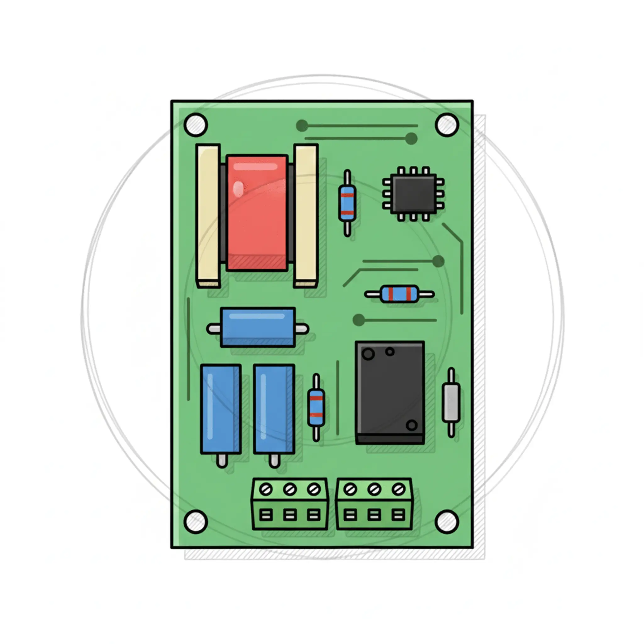 Tarjeta electronica de control de acceso para torniquete central DSK3B801L/M (K3B801A)