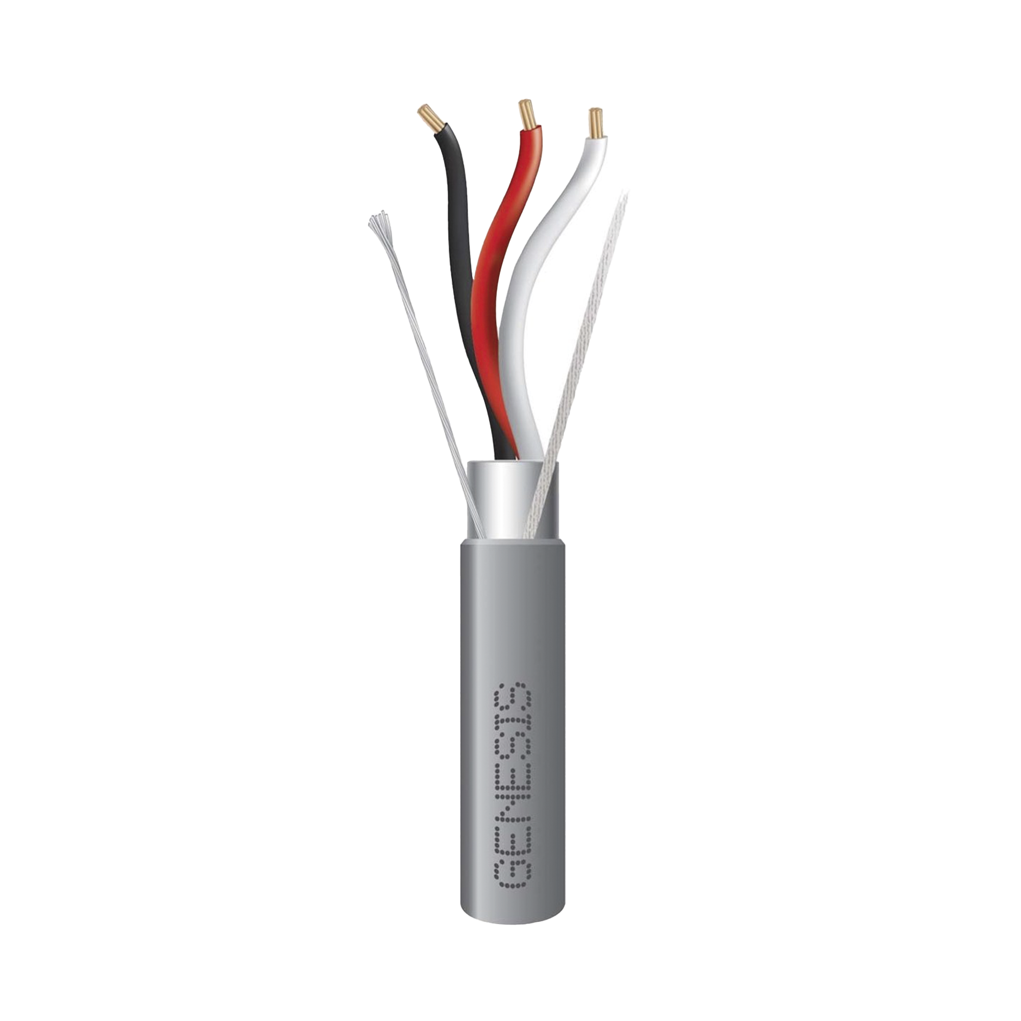 Carrete de 305 Metros de Cable / 3 x 16 AWG / Riser / Blindado / Tipo CMR-CL3R-FPLR-FT4 / Color Gris / Aplicaciones de alarmas de Intrusi贸n/Control de Acceso/ Automatizaci贸n / Interfonos y Tv Porteros.