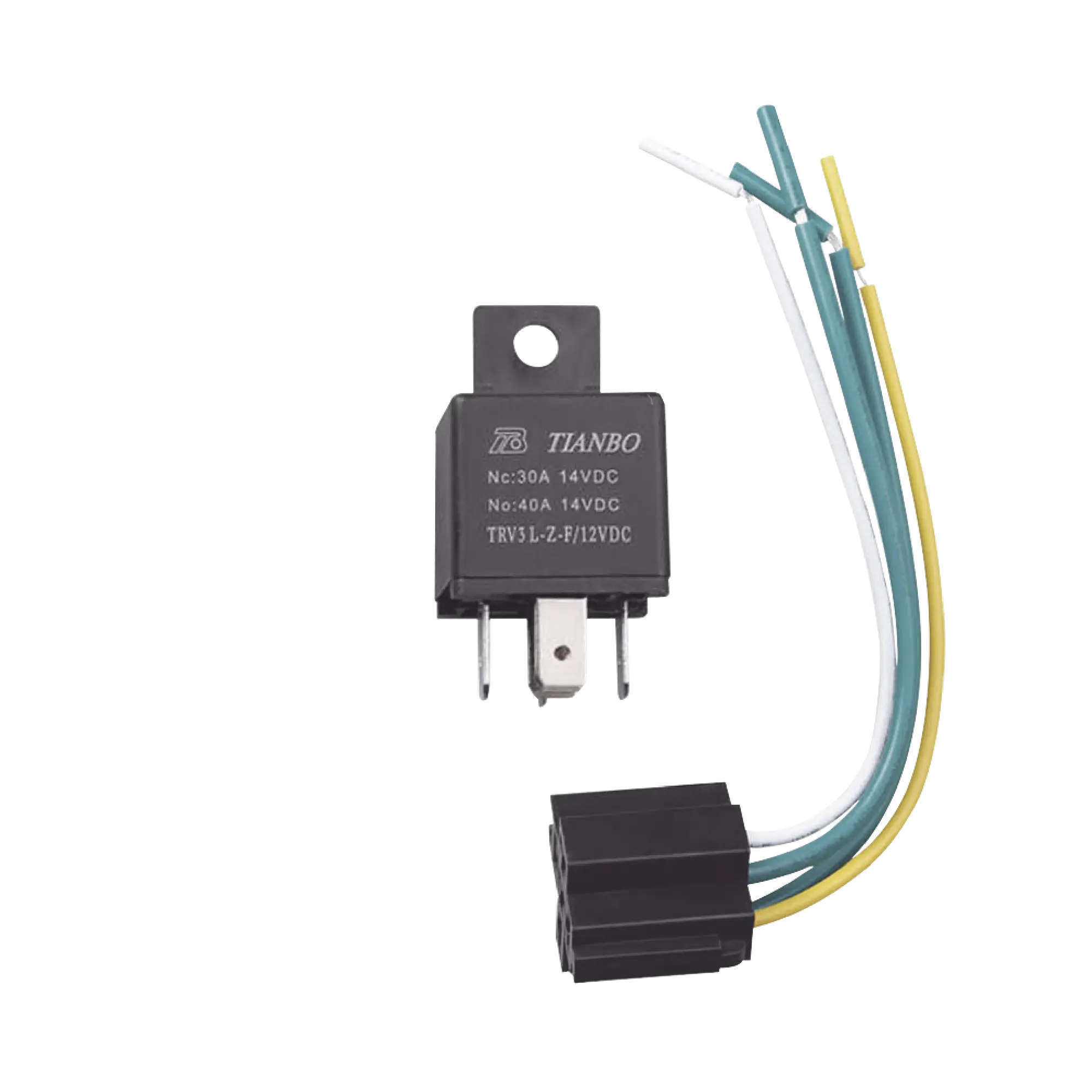 Relevador de 5 pines automotriz de 24 volts