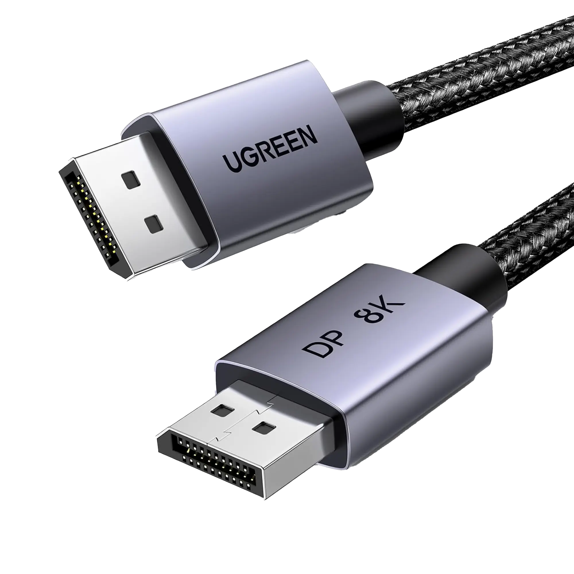 Cable DisplayPort 1.4 | 3 metros | Resolución 8K@60Hz | Blindaje interno Múltiple | 3D/HDR+/HDCP | 32.4 Gbps | FreeSync G-Sync | Certificado VESA | Núcleo de Cobre Estañado | Malla de Nylon | Carcasa de Aluminio.