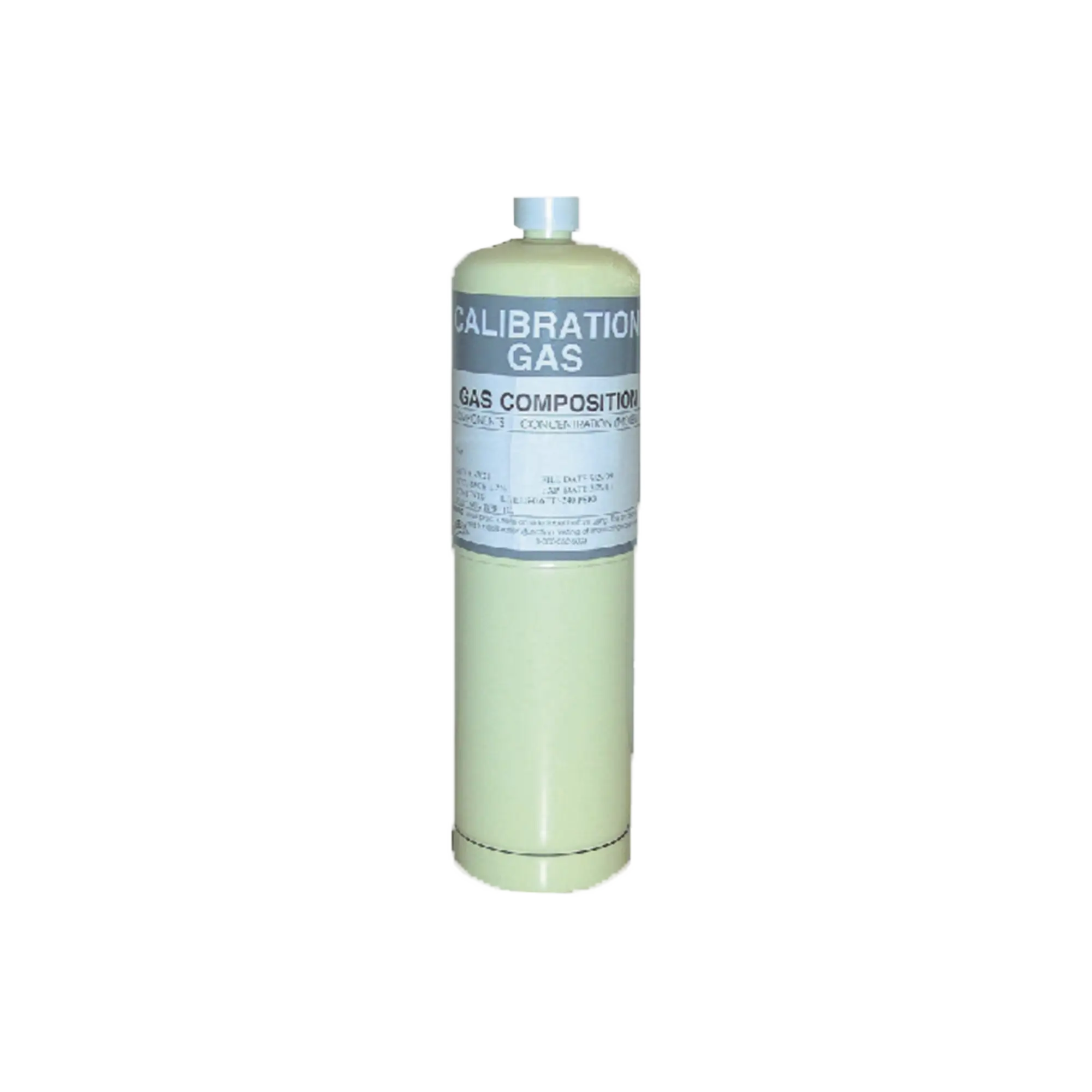 Cilindro para calibración de detectores de gas Amoniaco NH3 MACURCO NH3 34L 25 PPM