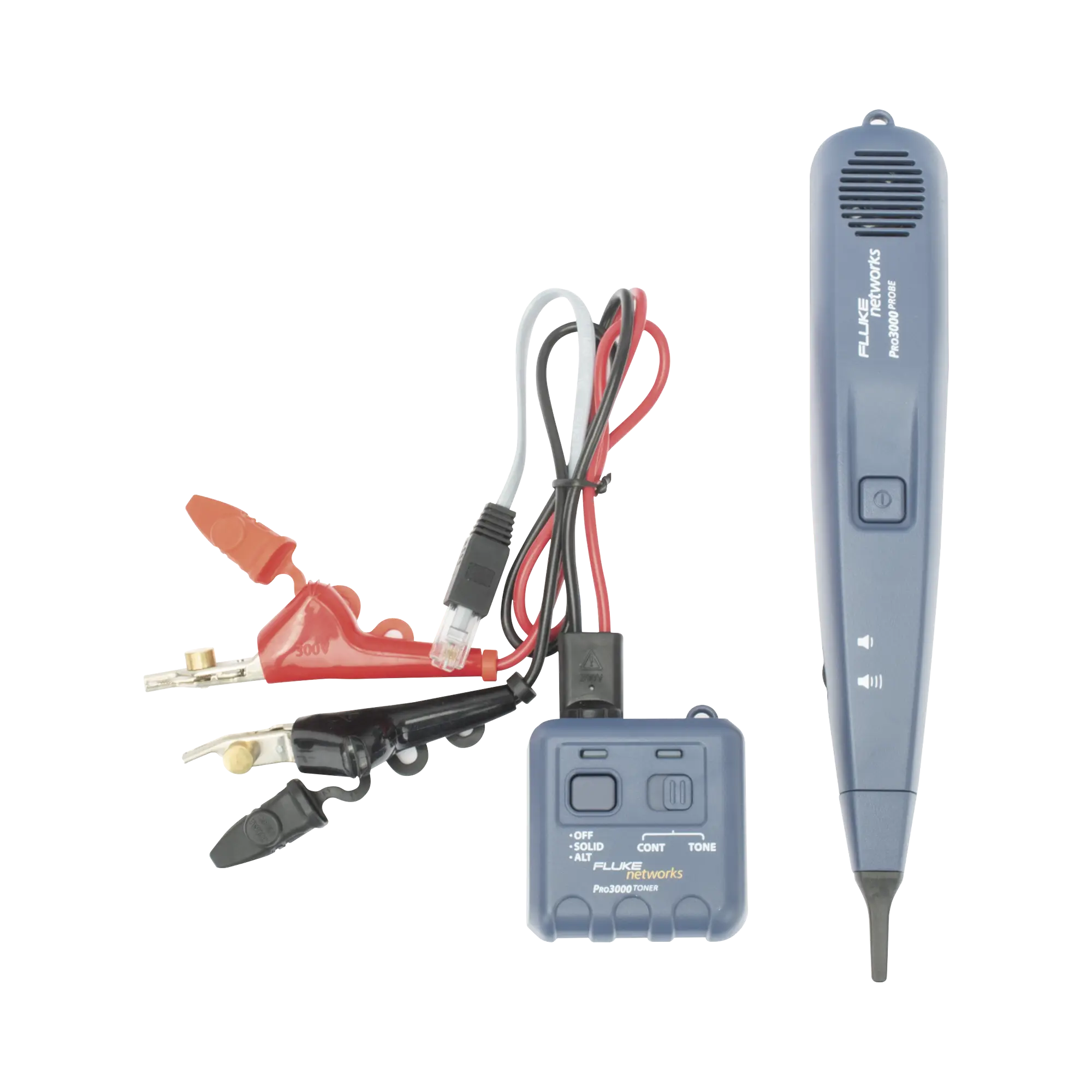 Generador y Sonda (Detector) de Tonos PRO3000™, Para Identificación de Señales Analogicas en Cableado Inactivo