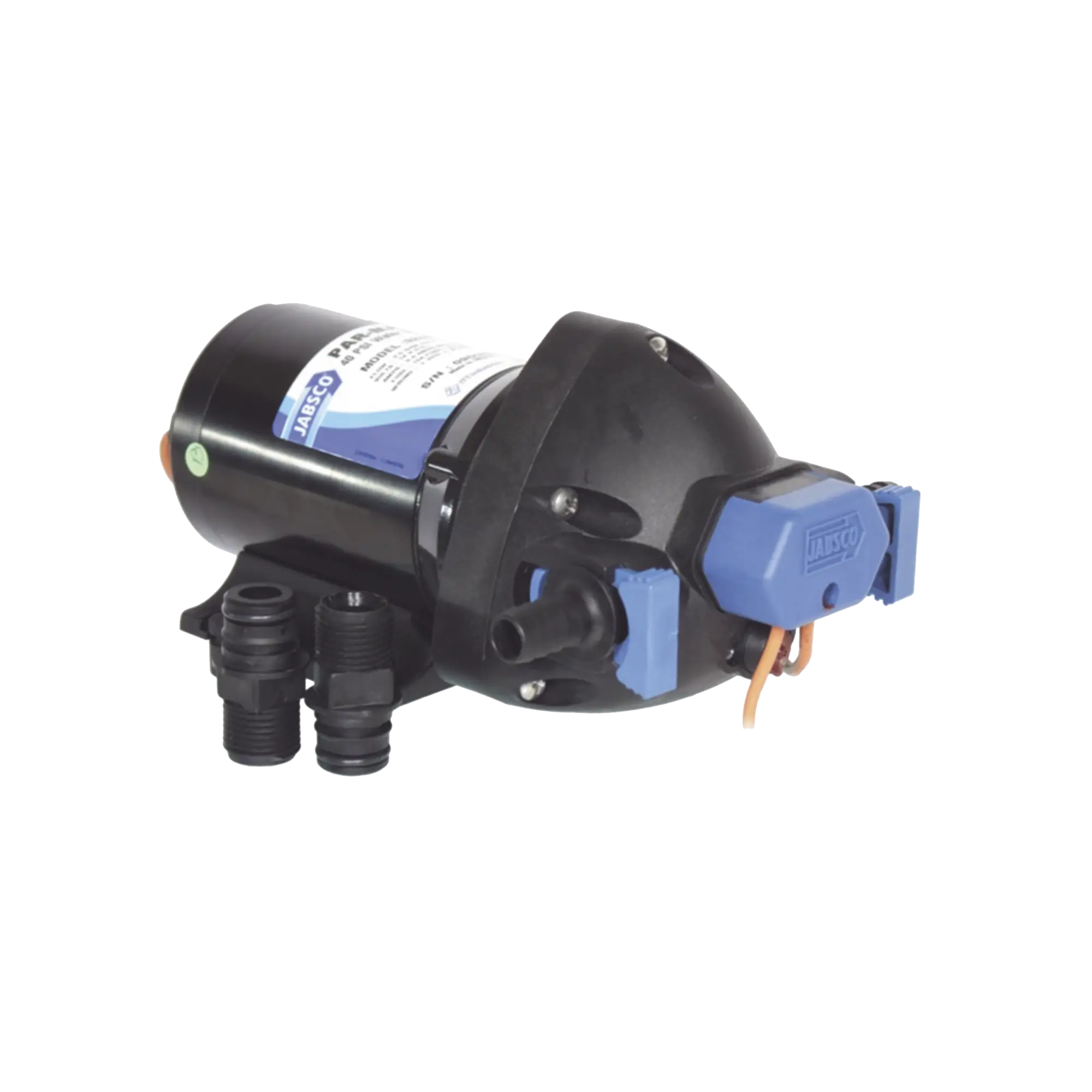 Bomba controlada por presión Par Max HD 4′ a 12 Vca, alta presión 40 psi 15 lpm / 4 gpm