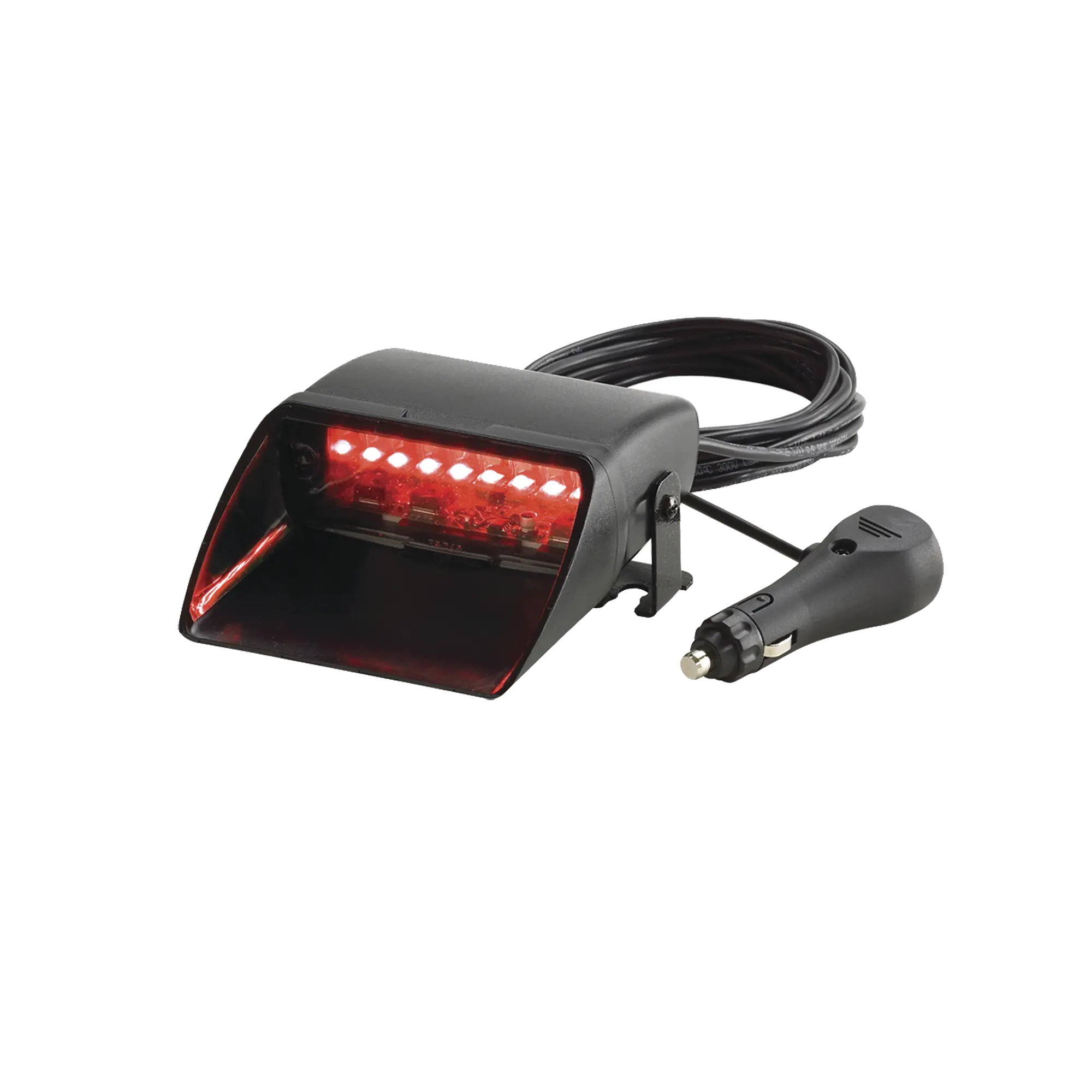 Luz interior Viper S2 sencilla, bicolor, rojo/azul, 12 LED, 23 patrones, incluye adaptador para encendedor