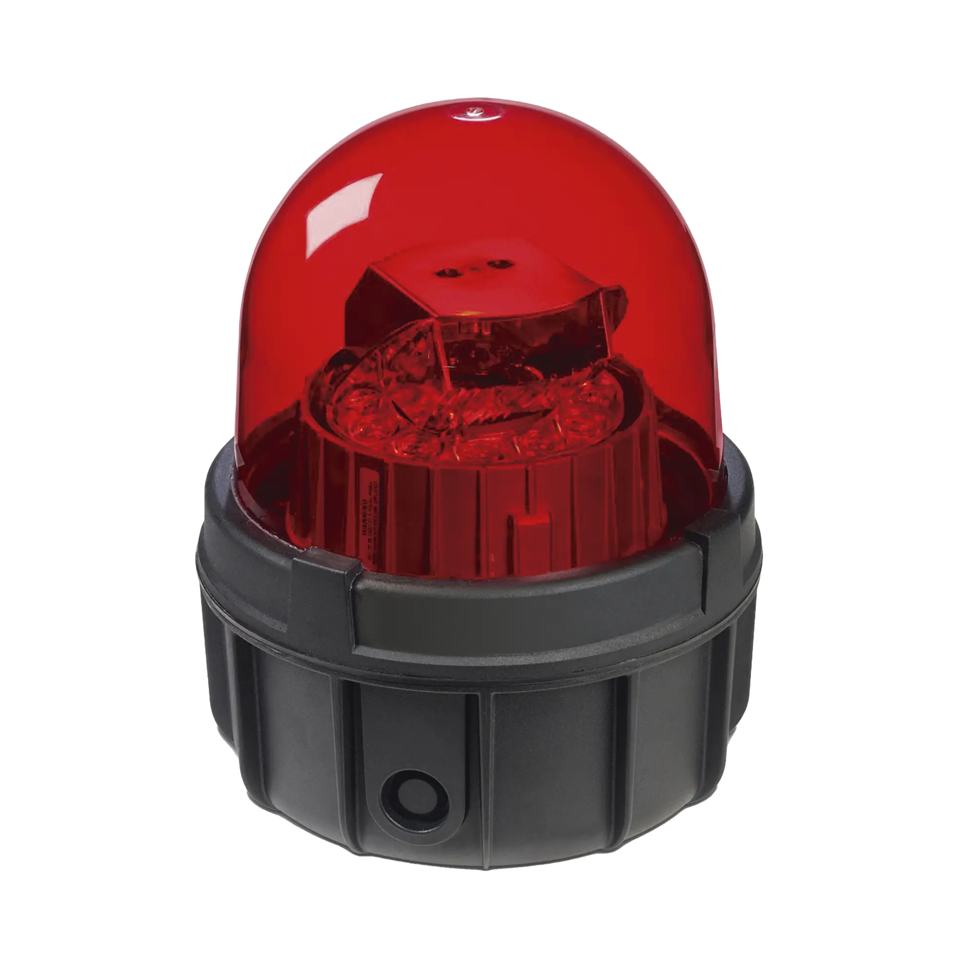 LED de advertencia giratorias Commander®, Tipo 4X, carcasa IP66 Listado por UL y cUL , 120 VCA, color rojo, Para Ubicaciones y Ambientes Peligrosos