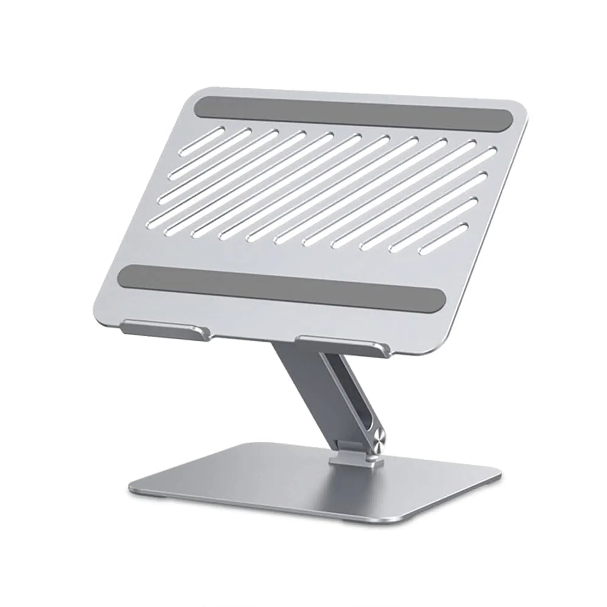 Soporte de Aluminio para Laptop | Ajustable 180° | Soporta Laptops de 10 a 17.3»| Capacidad de Carga 5Kg | Excelente Estabilidad | Diseño Para Alta Disipación de Calor | Altura y Angulo Ajustable | Plegable y Portátil.