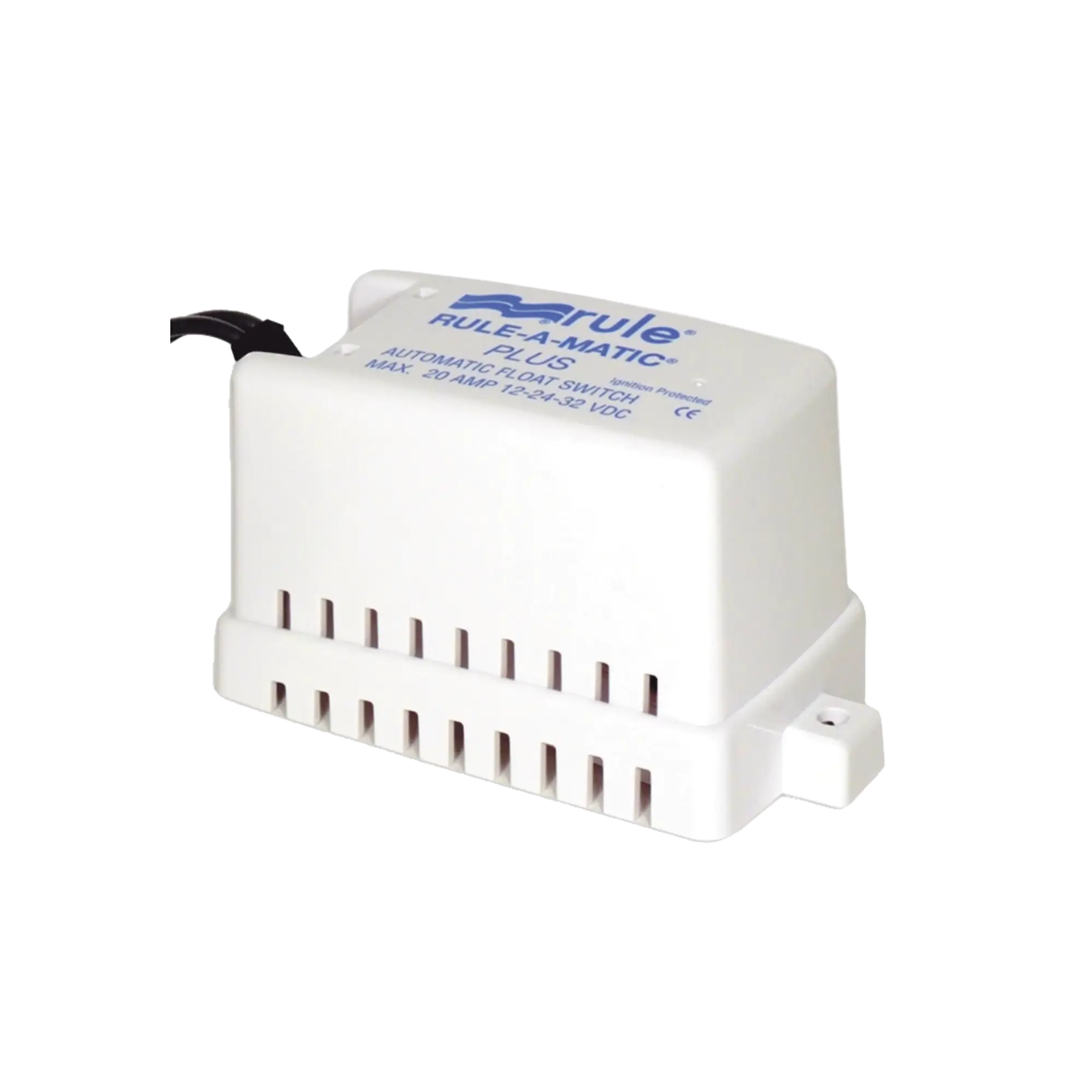 Switch rápido para control de bombas de achique con cubierta para protección de residuos.