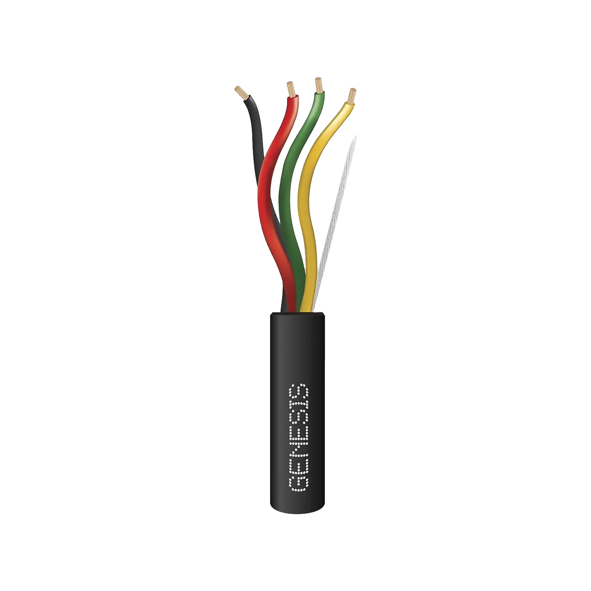 Carrete de Cable de 305m / 4 x 14 AWG / Cable DIRECT BURIAL / Color Negro / Para uso en Intemperie / Uso en Aplicaciones en Sistemas de Detección de Incendio y Sistemas de Evacuación