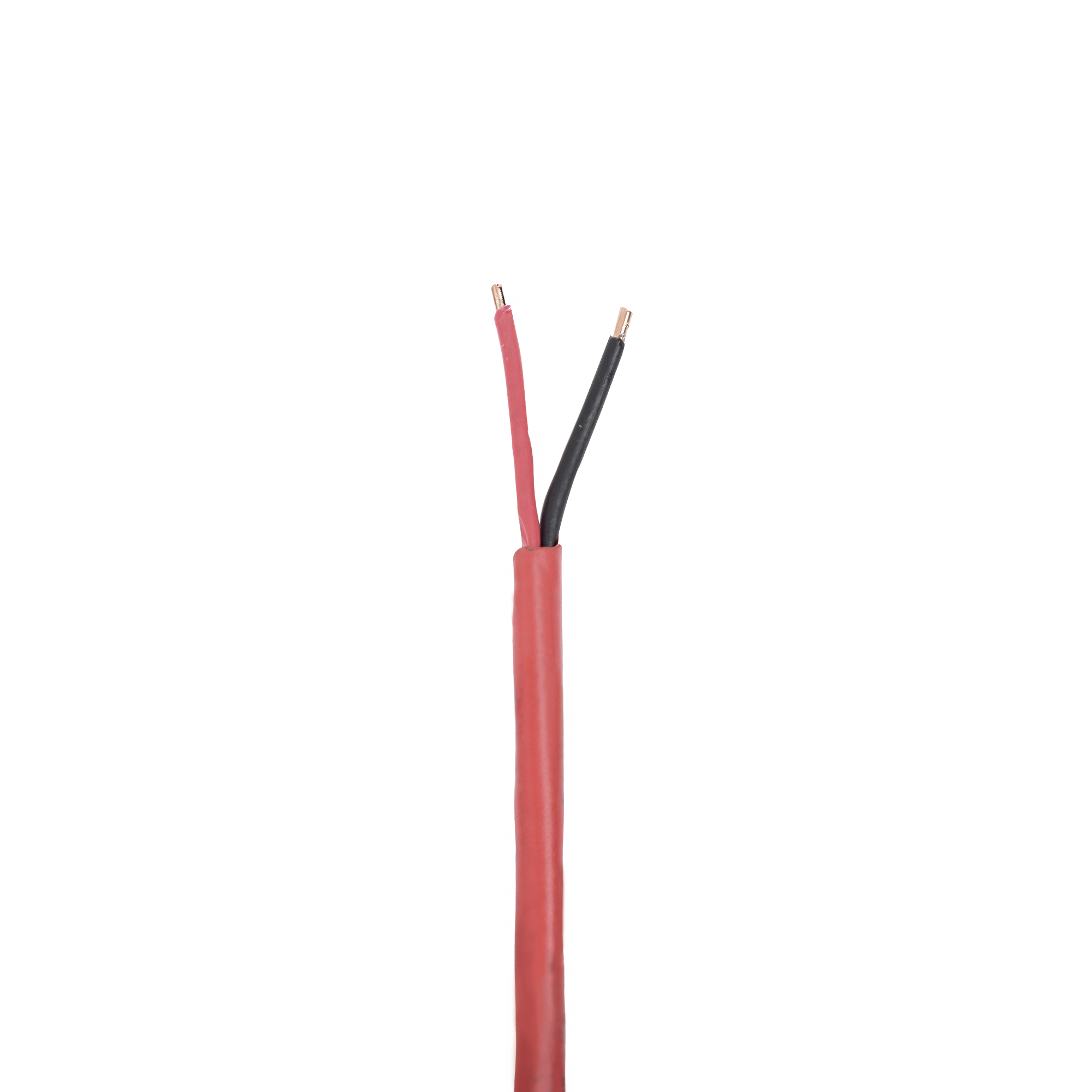 Bobina de 305 Metros de Alambre / 2 x 18 AWG / Riser / Tipo FPLR-CL3R, FT4 / Color Rojo / Para Aplicaciones en Sistemas de Detección de Incendio y Sistemas de Evacuación