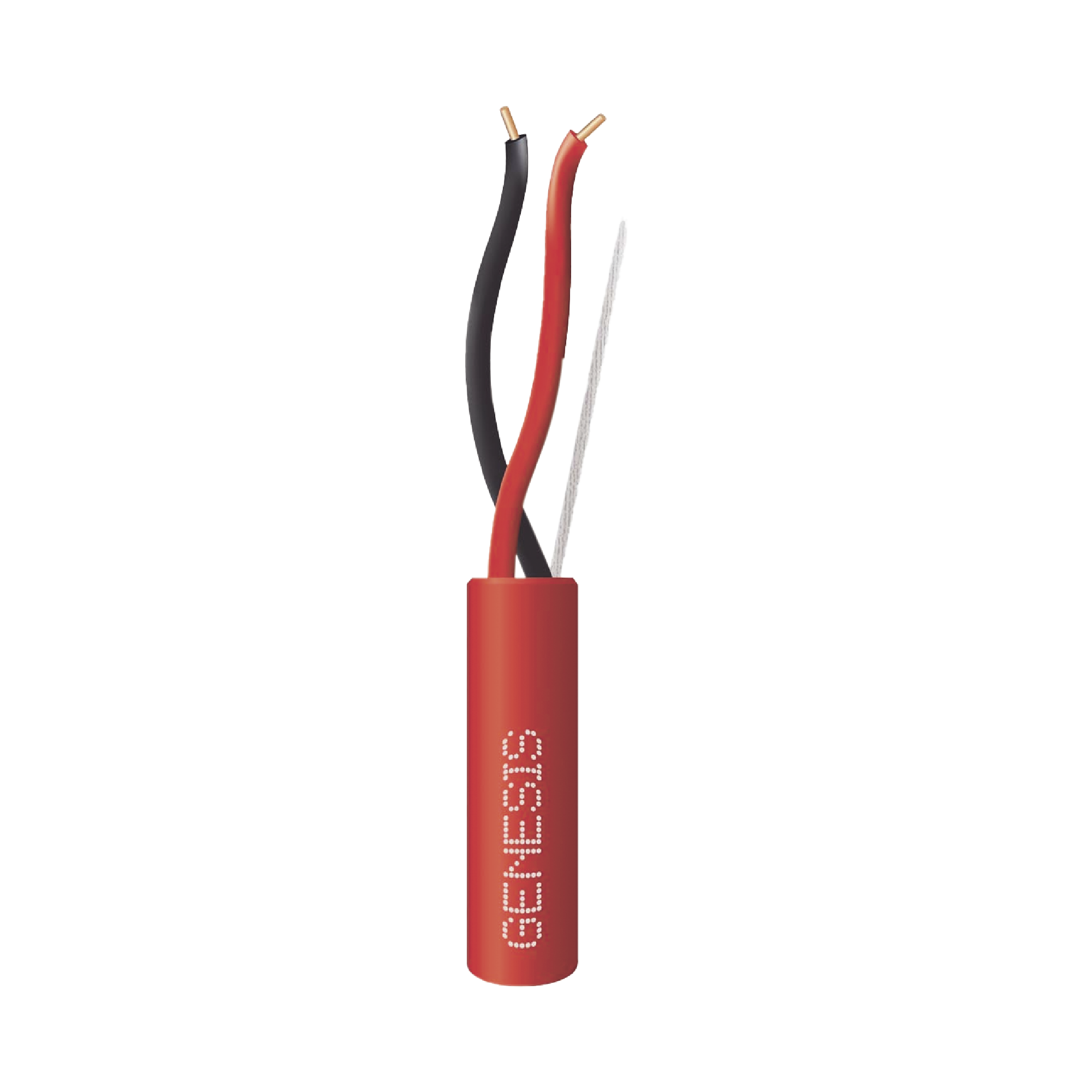 Bobina de 152 Metros de Alambre / 2 x 18 AWG / Riser / Resistente al Fuego / Color Rojo / Tipo FPLR- CL3R – C(UL) -FT4 / Para Sistemas Contra Incendio o Sistemas de Evacuación