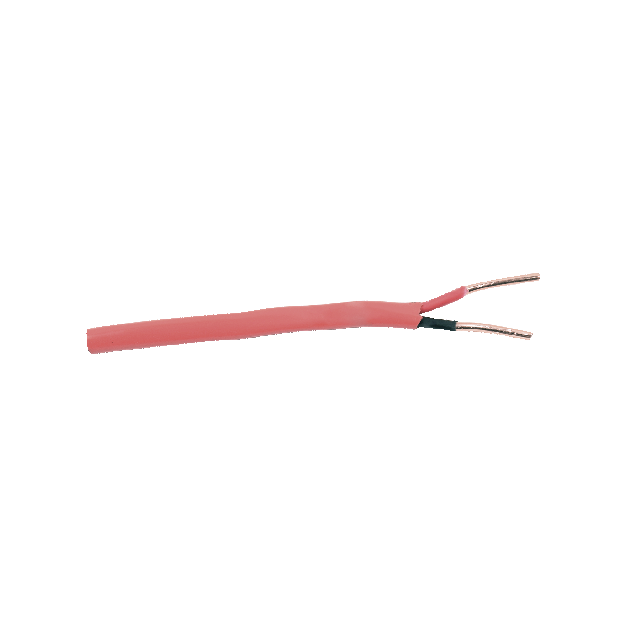 Carrete de Alambre de 305 Metros / 2 x 14 AWG / Riser / Tipo FPLR-CL3R / Color Rojo / Para Aplicaciones en Paneles de Detección de Incendio y Sistemas de Evacuación