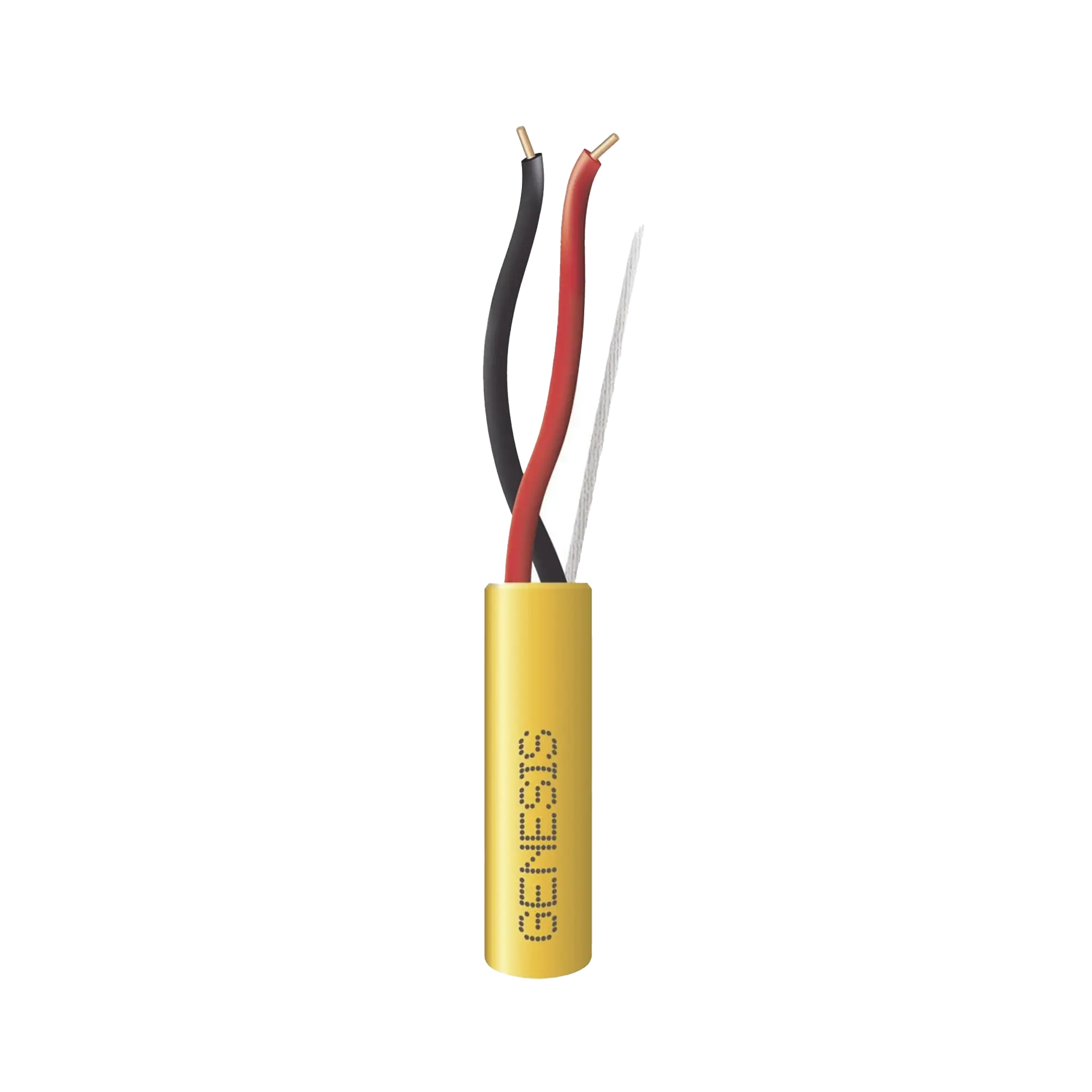 Carrete de 305 Metros / Alambre de Cobre / 2 x 16 AWG / Plenum / Tipo FPLP, CL3P, FT6 Plenum / Color Amarillo / Para Aplicaciones en Sistemas de Detecci贸n de Incendio y Sistemas de Evacuaci贸n
