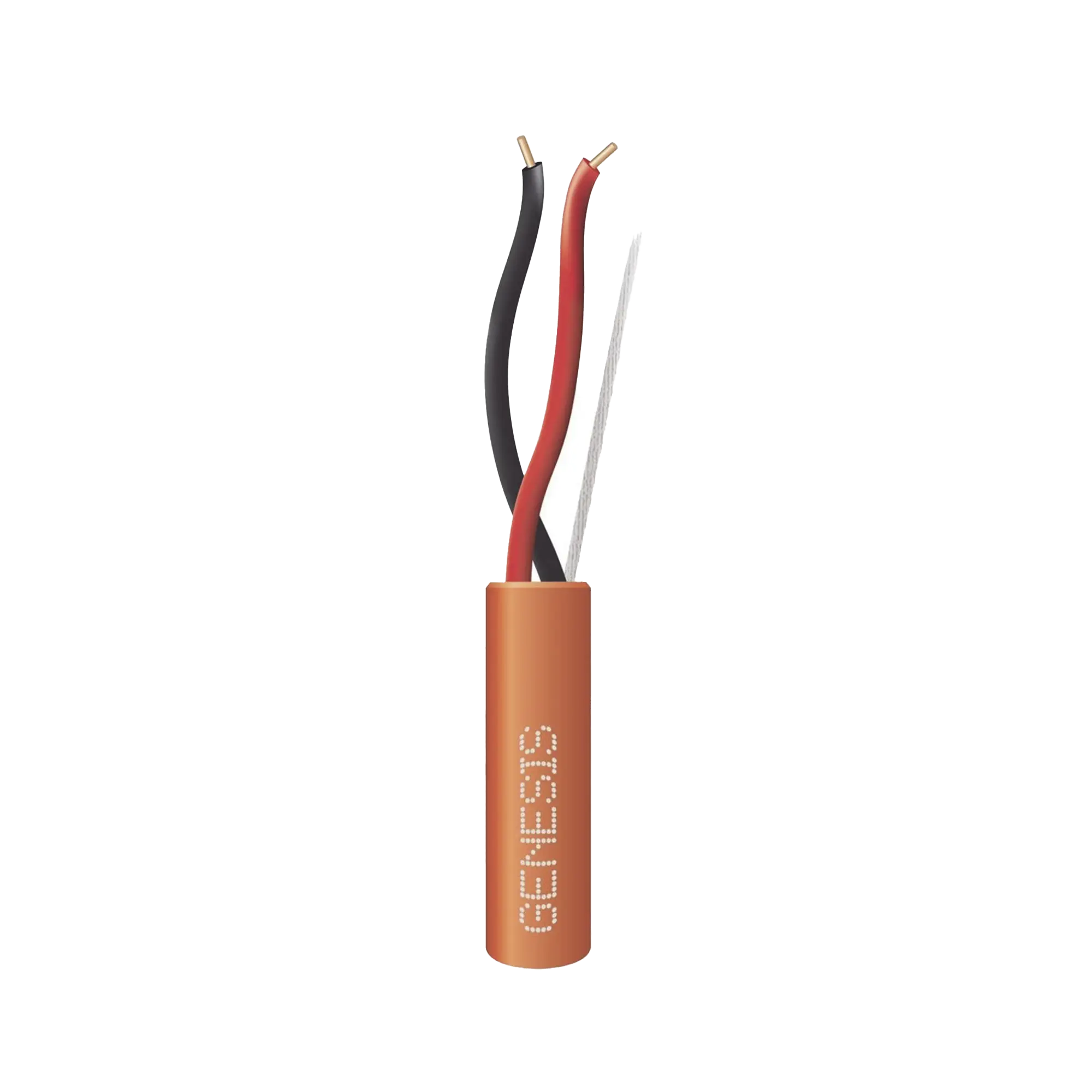 Carrete de 305 Metros / Alambre de Cobre / 2 x 16 AWG / Plenum / Tipo FPLP, CL3P, FT6 Plenum / Color Naranja / Para Aplicaciones en Sistemas de Detecci贸n de Incendio y Sistemas de Evacuaci贸n