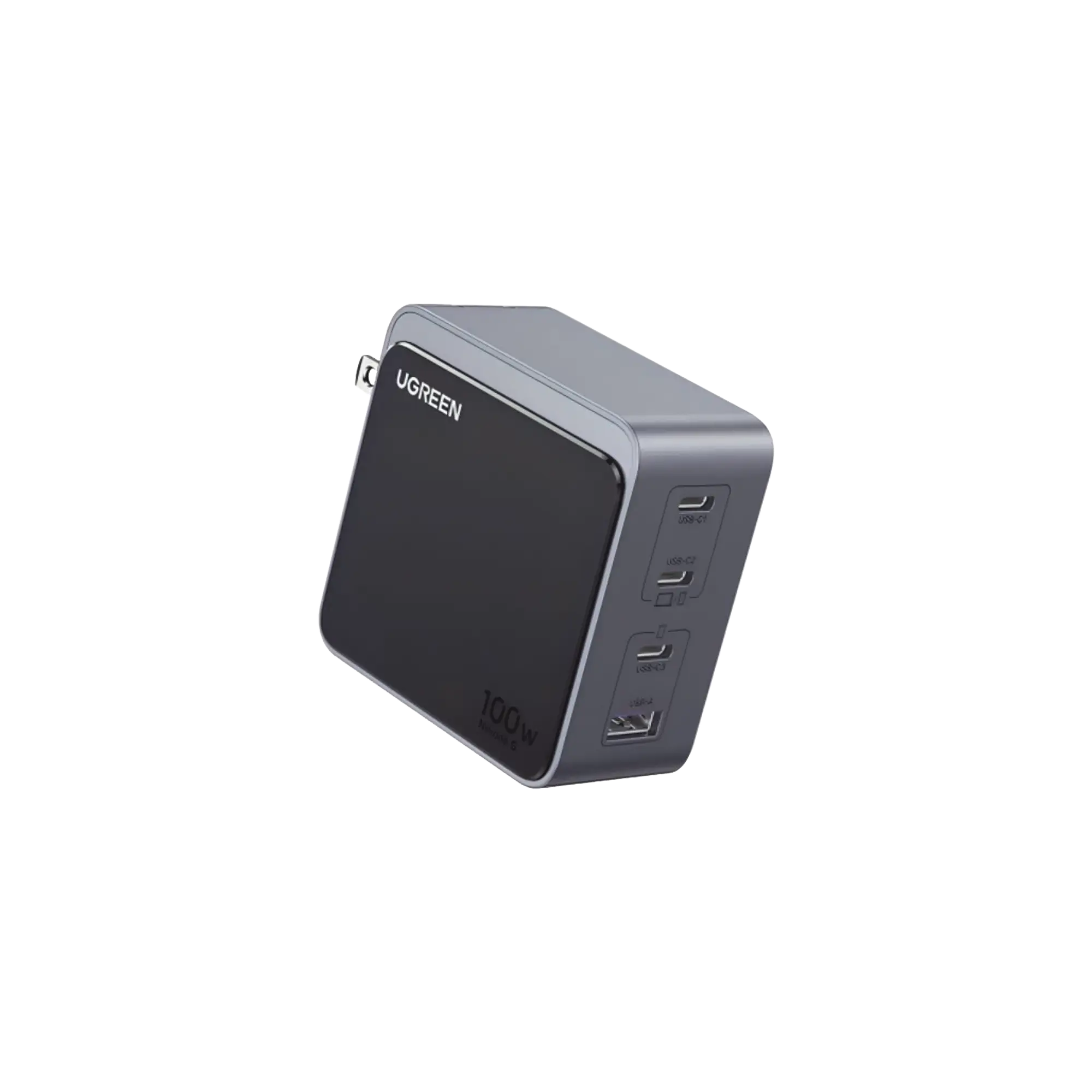 Cargador de 100W serie Nexode S | 4 Puertos de Carga Rápida | 3 USB-C | 1 USB-A | Tecnología GaN II | PD3.0 | QC4.0 | FCP/SCP/AFC/PPS/PPS2.0 | Tecnología de Protección Térmica | Optimiza la Carga | Carcasa Ignifuga.
