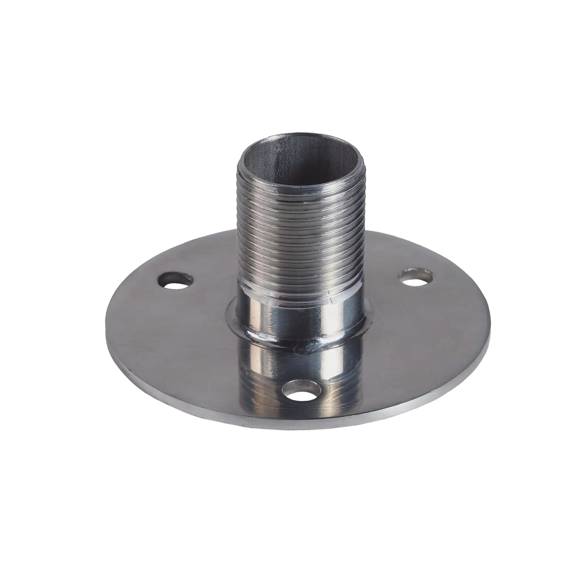 Montaje recto de 1″, acero inoxidable, base con brida