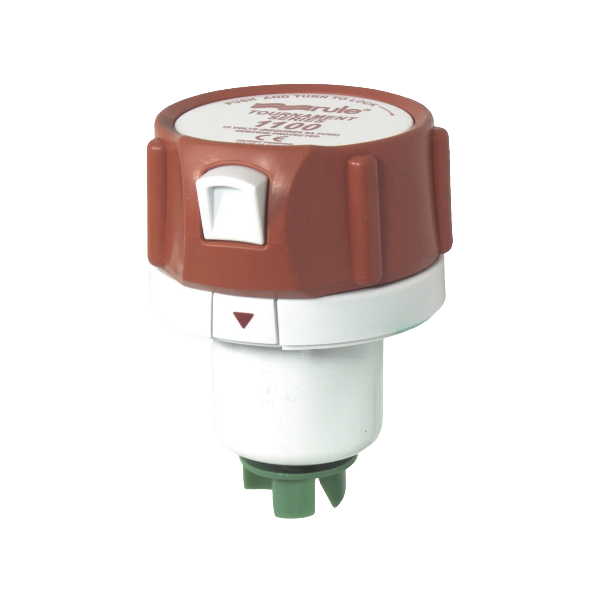 Bomba sumergible para carnada de 1100 galones por hora, a 12 Volts de corriente directa.