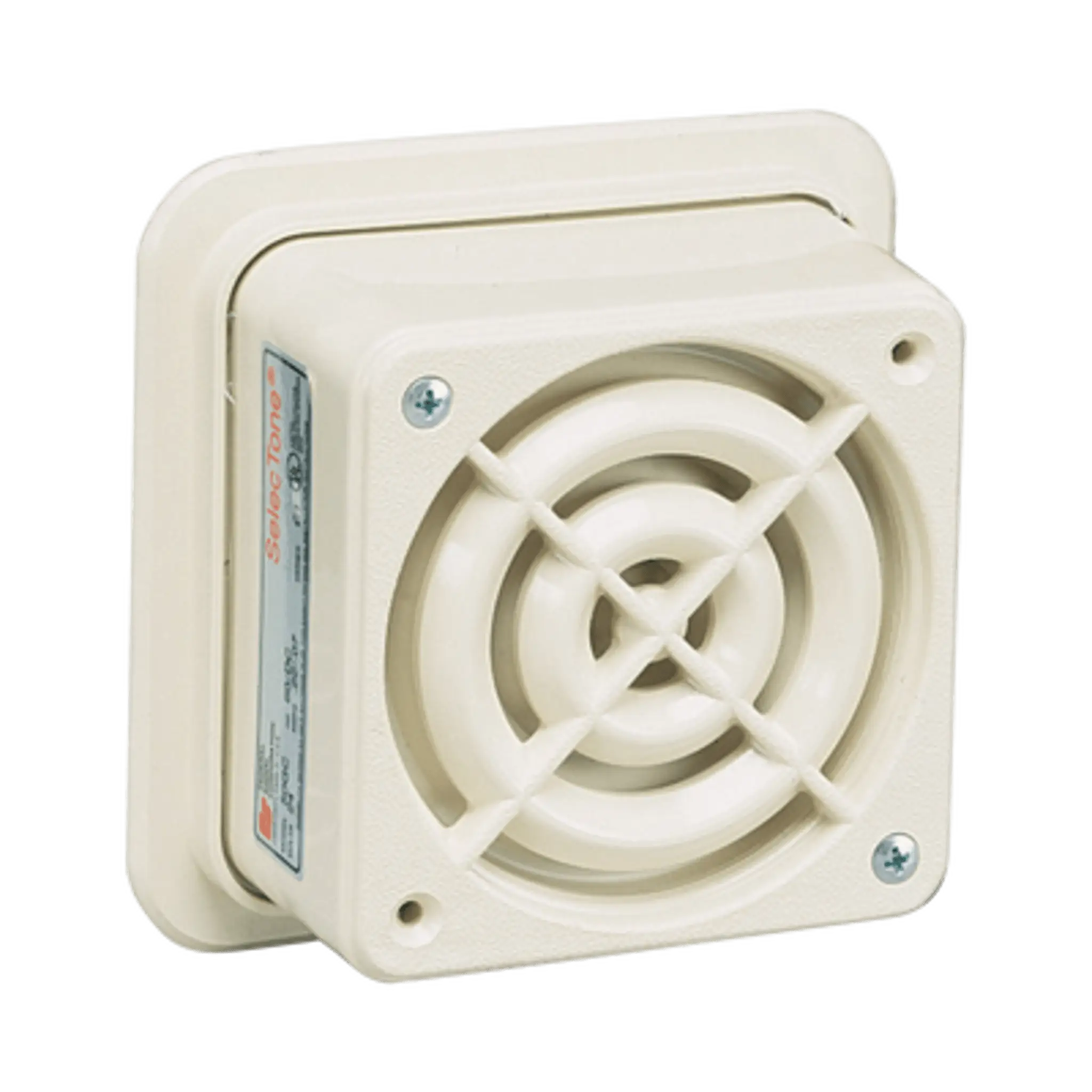 Altavoz amplificado Selectone, UL y cUL, 24 Vcd, montaje en superficie