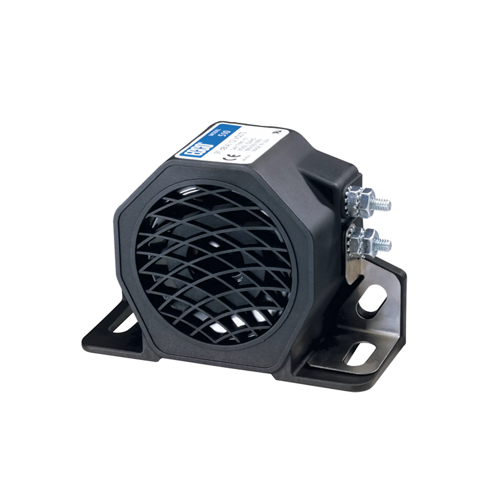 Alarma de reversa, 12-24 Vcc, 97 dBA