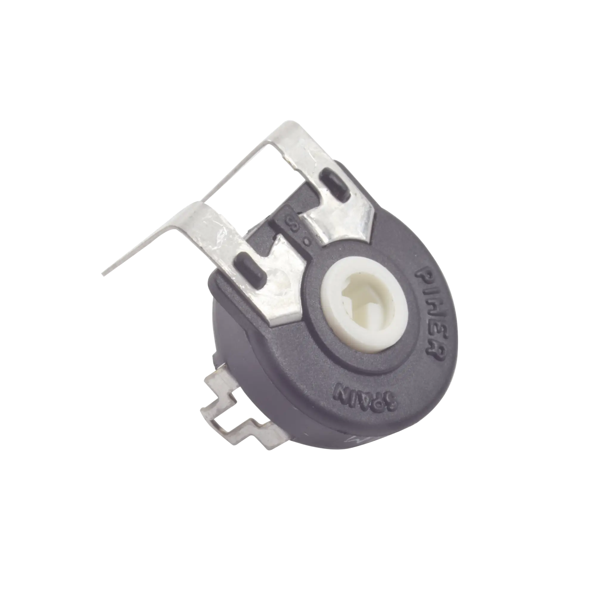 Potenciómetro de Carbón, 2.5 k Ohm, 0.25 Watt, 15 mm, Ajuste Vertical.