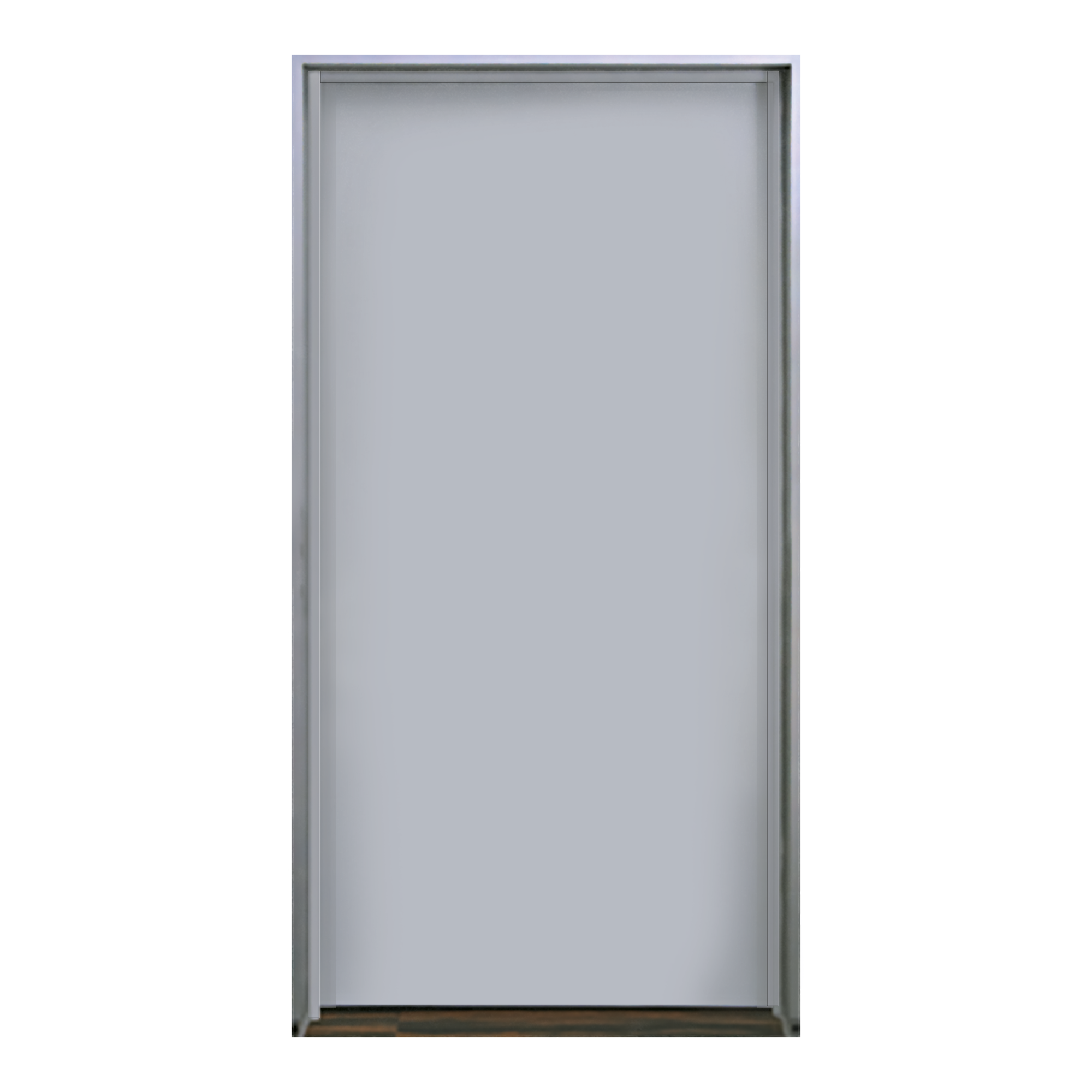 Puerta metálica galvanizada 3 ft x 7 ft