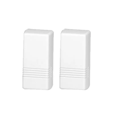Contacto Magnético Inalámbrico sin magneto / Se puede conectar otro Sensor Cableado / 2 Zonas /Batería de Larga Duración 3-5 años