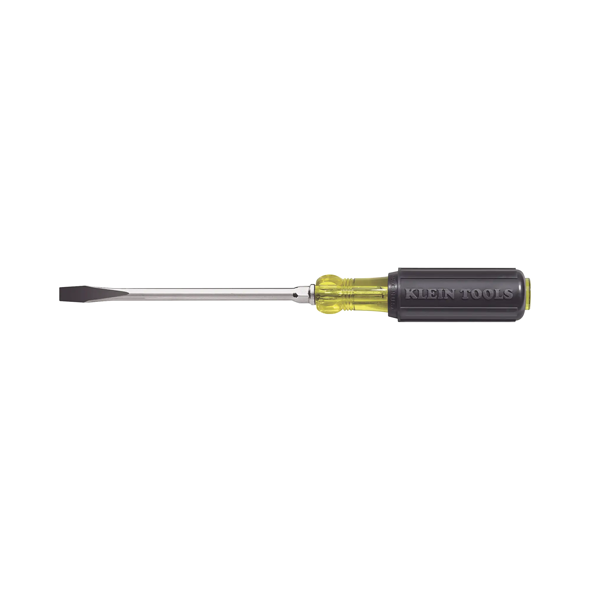 Desarmador de Punta Plana de 10 mm con Mango Acojinado de 203 mm.