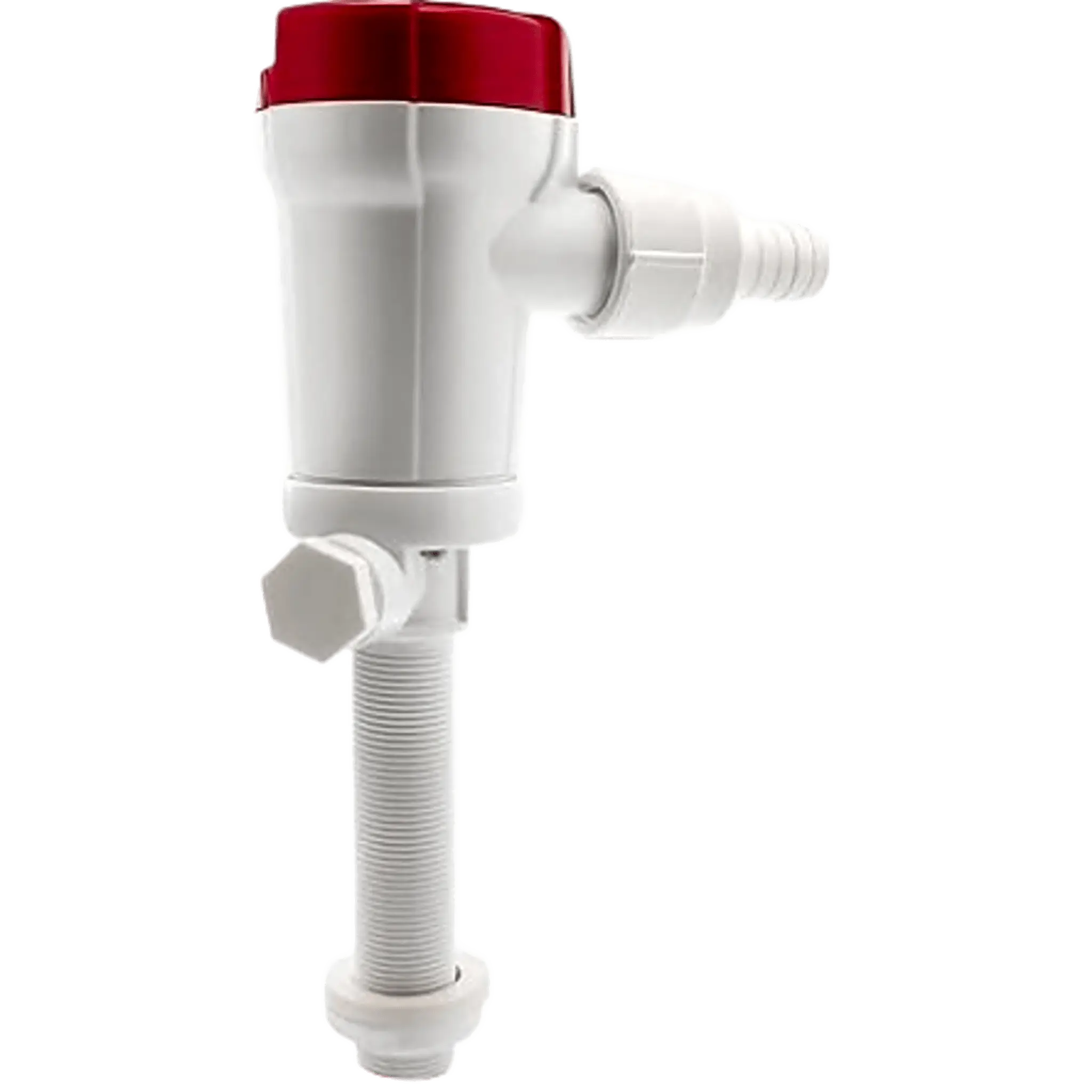 Bomba Livewell 605FC 12V DC / 1100 GPH (Galones Por Hora) / Conexión Straight Seacock / Doble Puerto de Entrada / Protección Anti-Aire / Cartucho Motor Extraíble