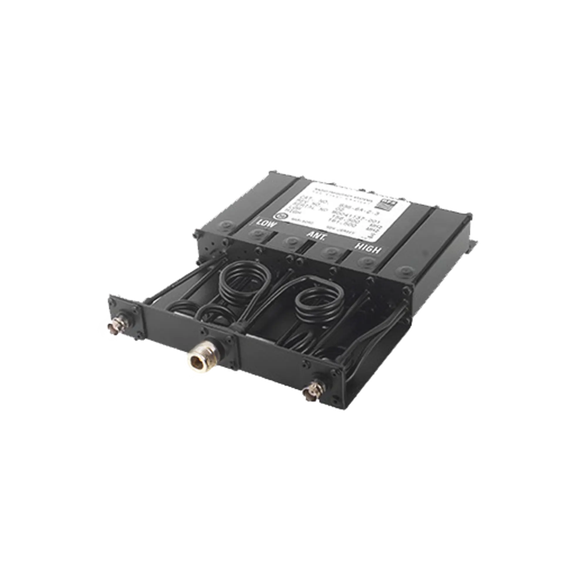 ‘–DESCONTINUADO–Duplexer Compacto de Rechazo de Banda, 144-154 MHz, 6 cavidades, 50 Watt.