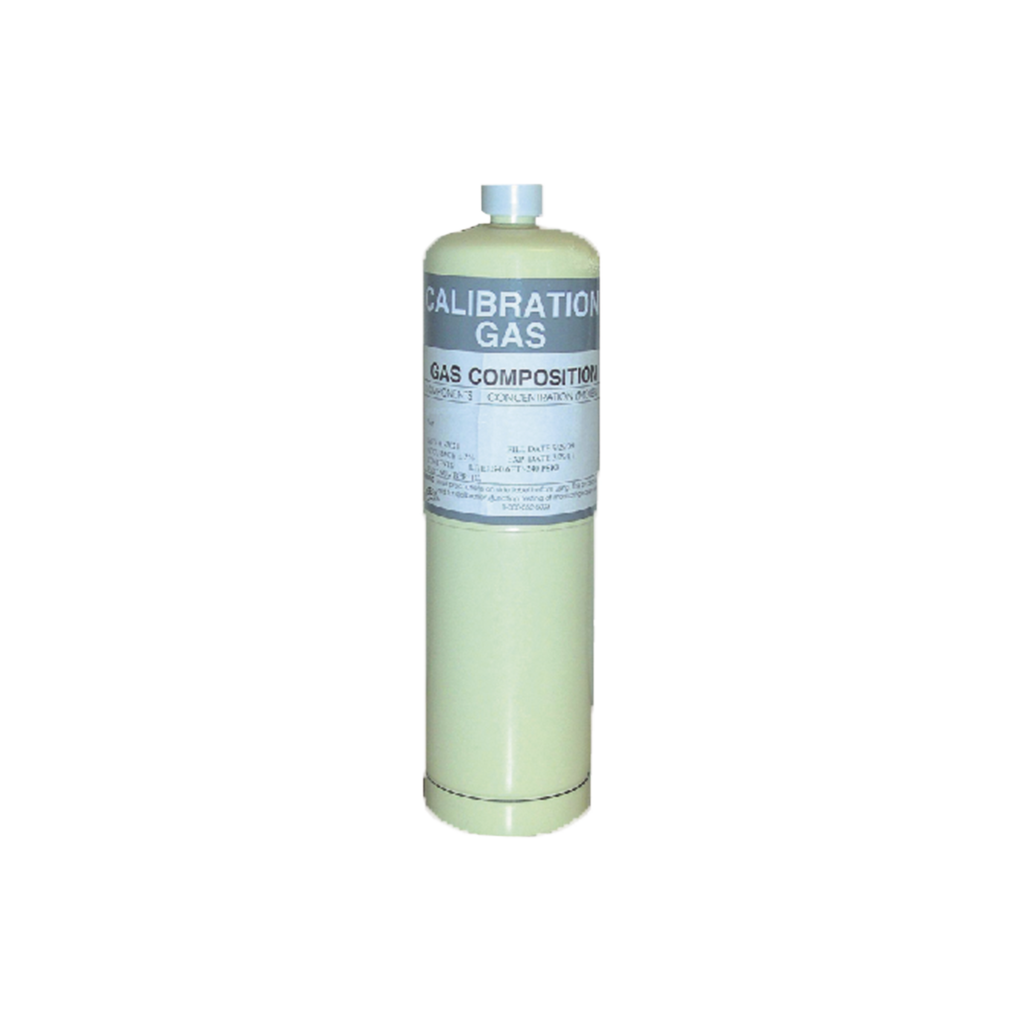 Cilindro Para Calibración de Detectores de Gas Propano C3H8 34L a 20% LEL MACURCO