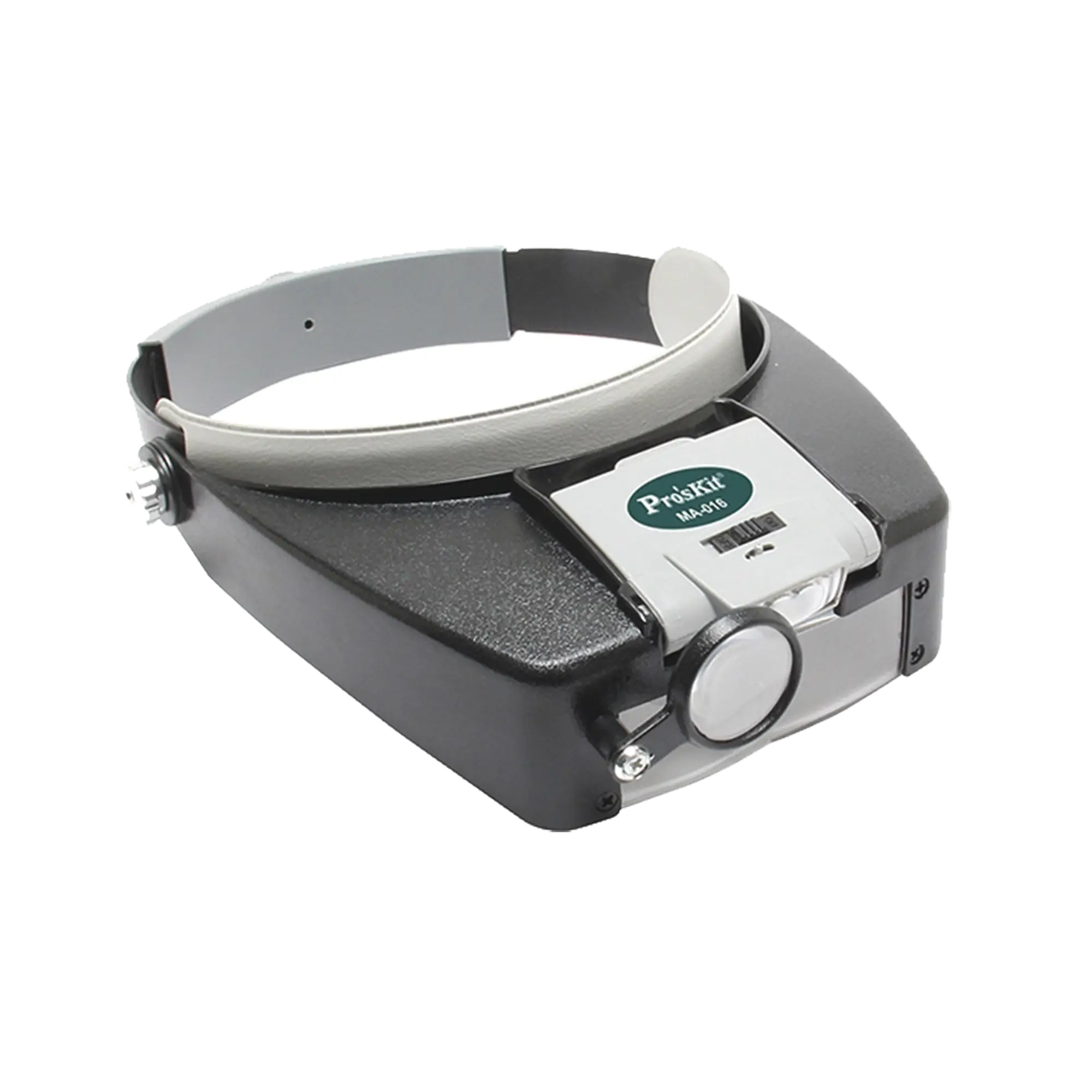 Lampara LED en correa frontal con lentes de aumento 1.8X, 2.6X y 5.8X.