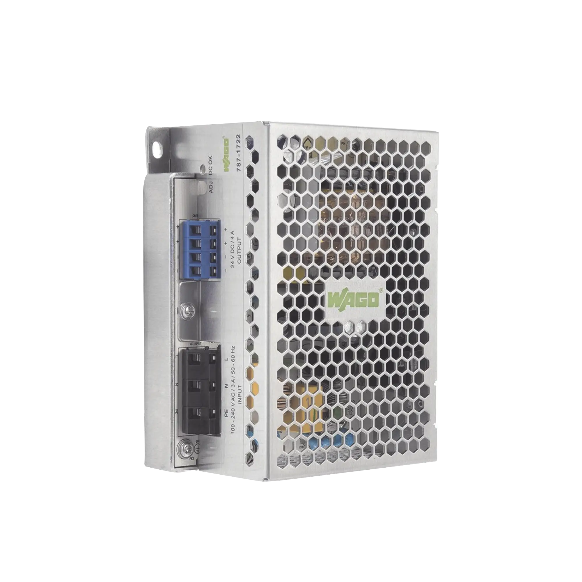 Fuente de Alimentación Conmutada, Sincronización Primaria ECO, Monofásica, 24V DC 5A, 120W, SELV/PELV, Montaje Carril DIN, CAGE CLAMP®, IP20