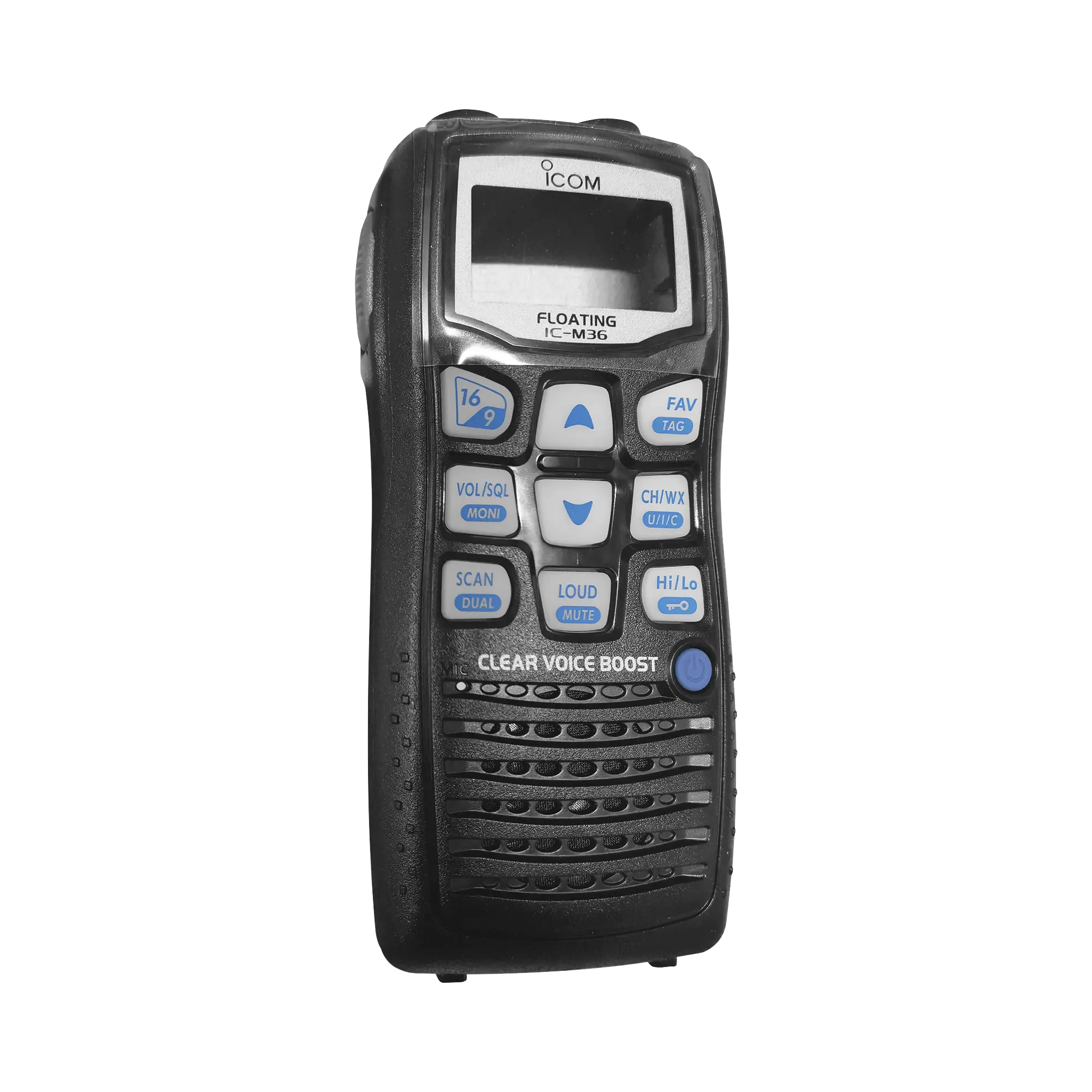 Tapa frontal para radio IC-M36, Incluye teclado y bocina