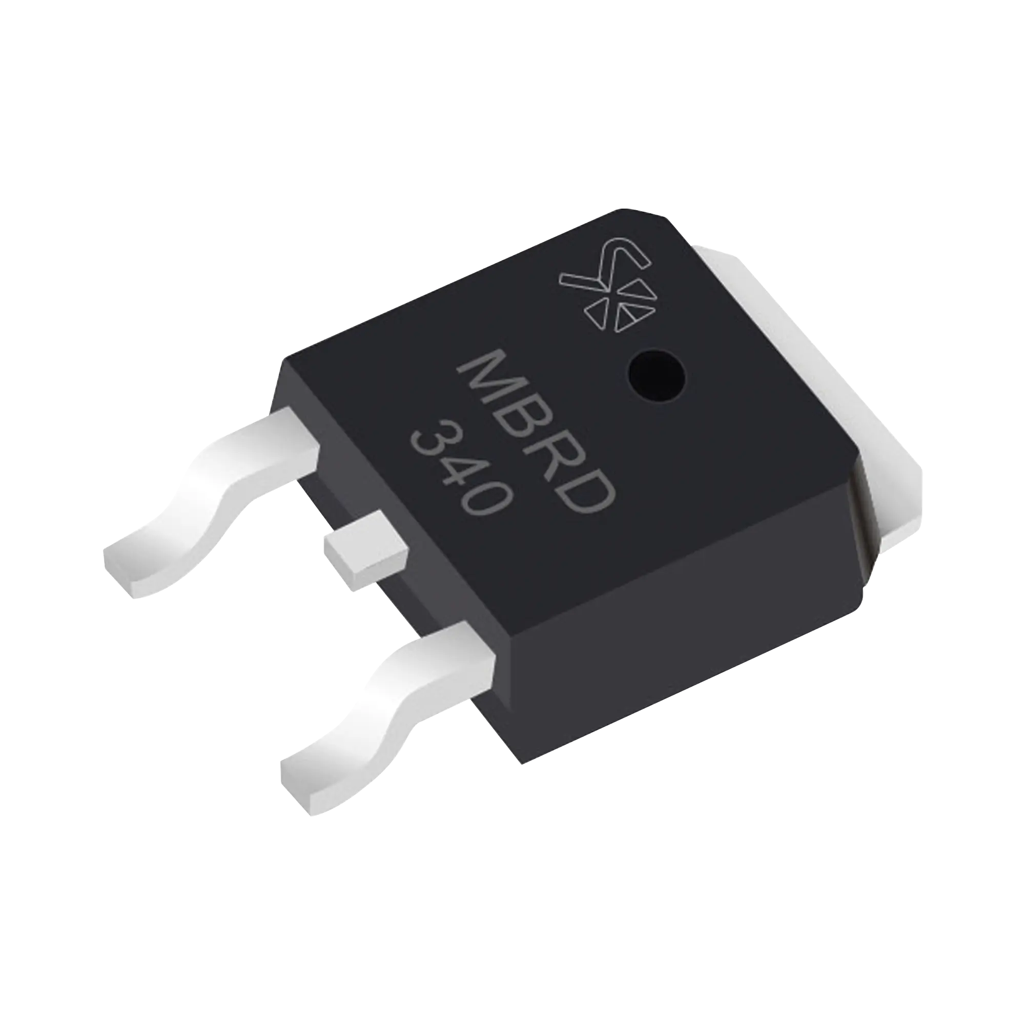 Diodo Rectificador Schottky, 3 Amp., 40 PIV, para SMD, Montaje DPAK, Tipo Anodo Dual.
