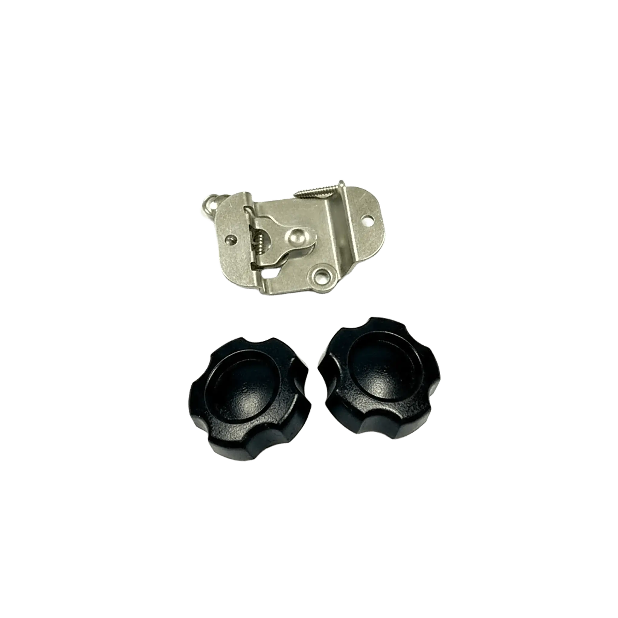 Juego de Partes para Instalación de Radio Móvil Marino / Compatible con IC-M200 IC-M220 IC-M330 / Bracket con Perrillas en Color Negro / Montaje Profesional