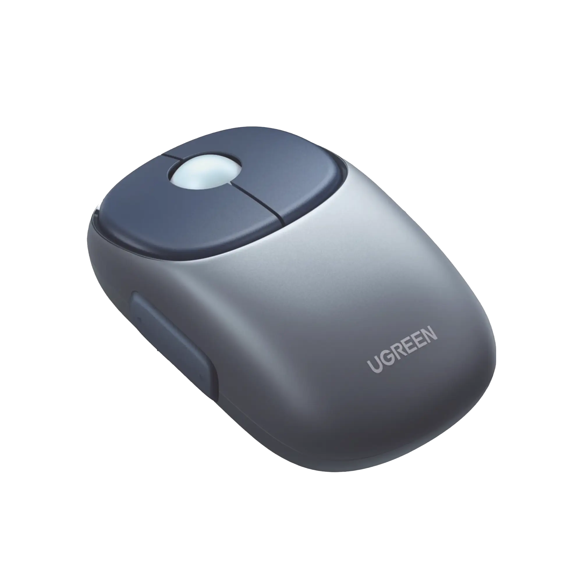 Mouse Inalámbrico FUN | Recargable| 2.4G & Bluetooth | 4 Niveles de DPI | Silencioso | Ergonómico | 5 Botones | Compatible con Windows, macOS 10.5, Android iOS Linux y Chrome OS | Color Azul.