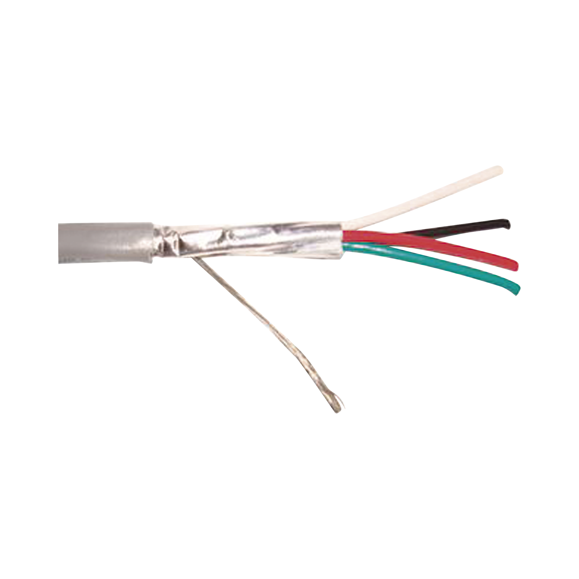 Cable 4 x 16 AWG / Blindado / 305 Metros / Riser / UL / Color Gris / Hecho en México