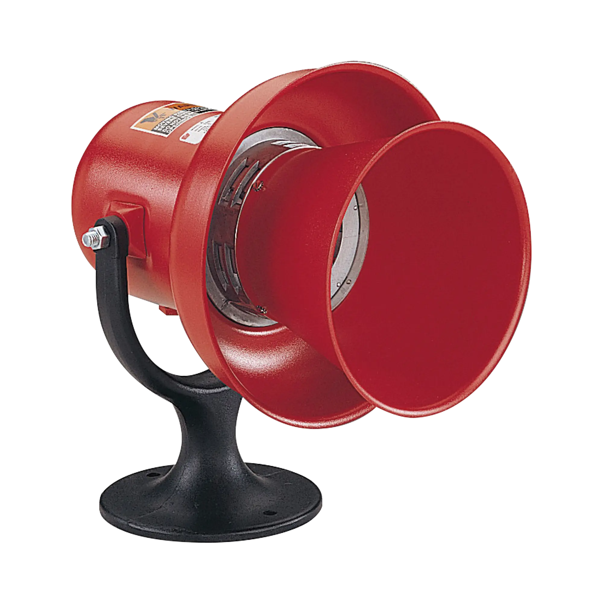 Sirena electromecánicade alarma general modelo A , UL y cUL, 120 Vca/cd, Color Rojo